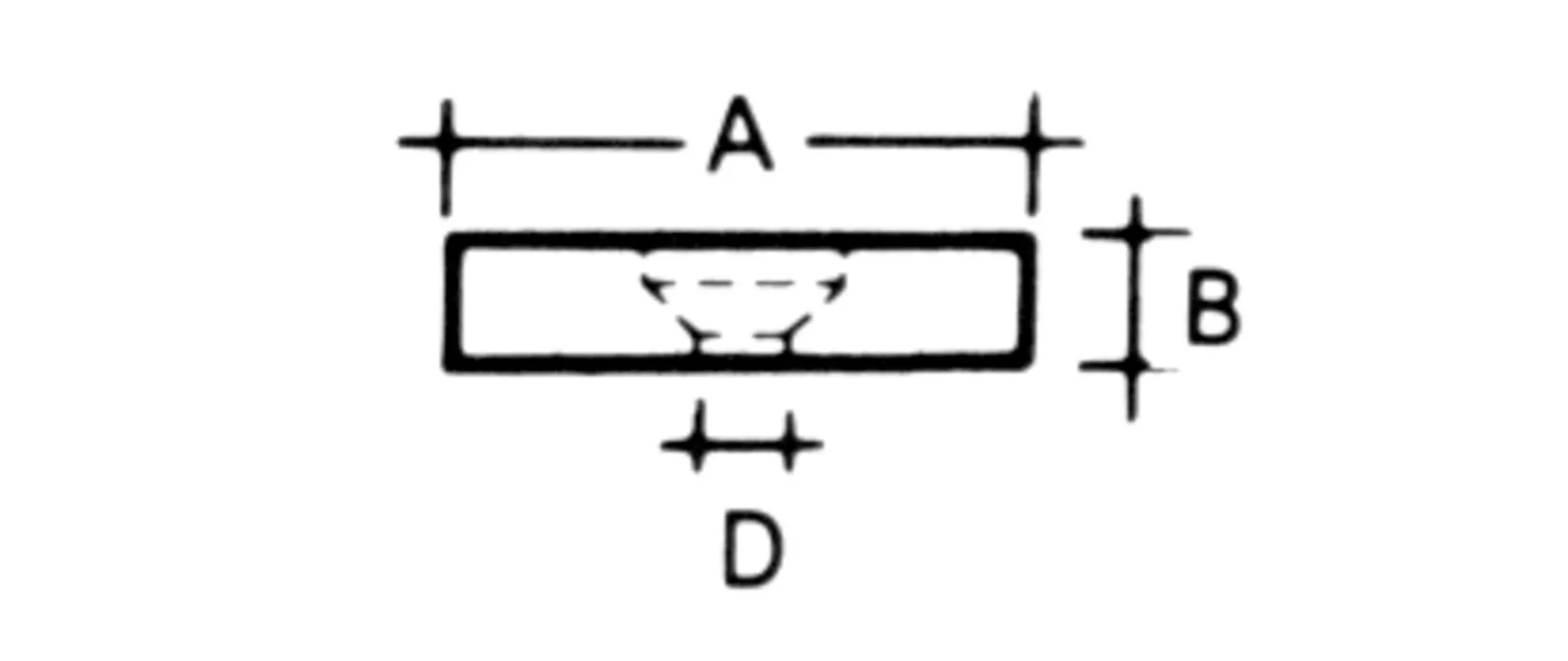 Arelec tegenplaat W12 (voor magneet compact)