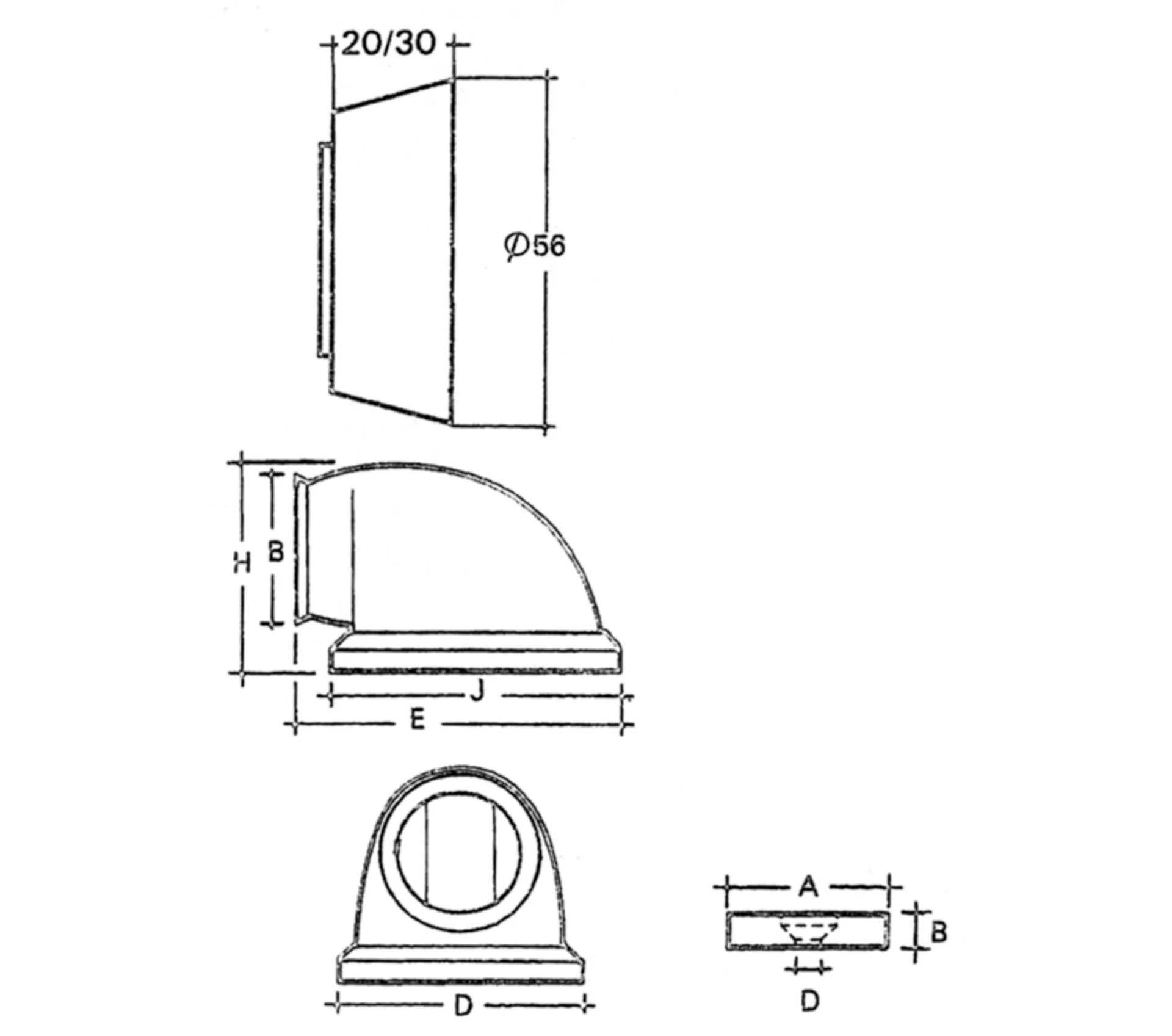 Arelec CF22-2W aimant compact (gris, installation au sol)