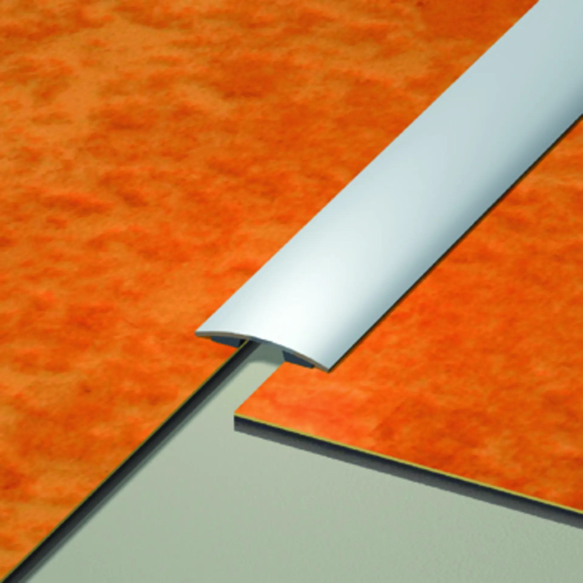 Dinac seuil de porte inox 64 11 02 (largeur 30 mm, longueur 93 cm, adhésif)