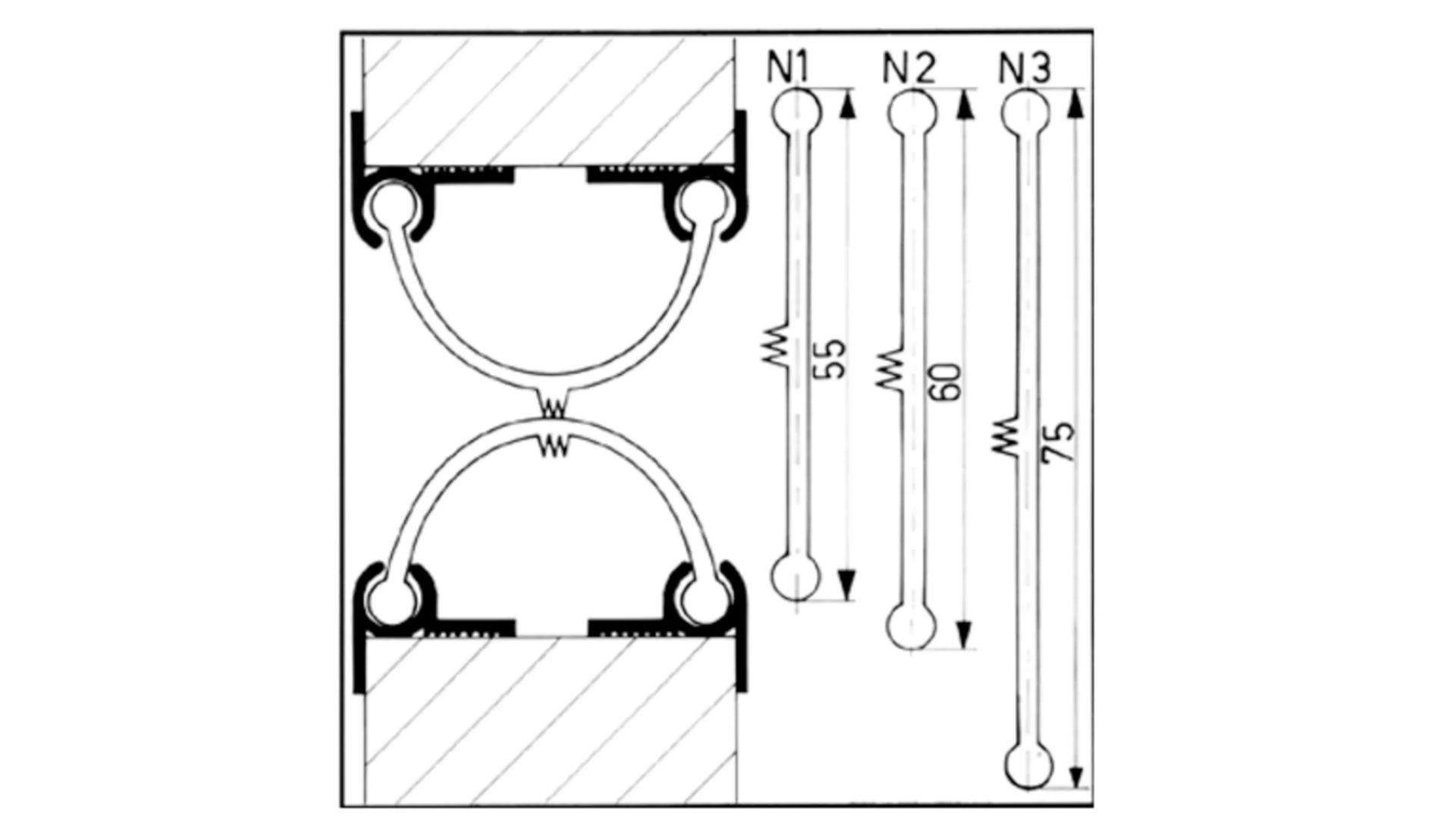 CAOUTCHOUC DNP PVC 60-224 CM