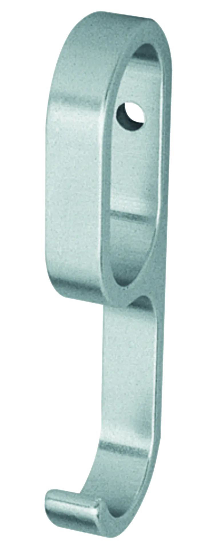 Hermeta 1205-01 Crochet coulissant (alu F1, pour barre ovale)