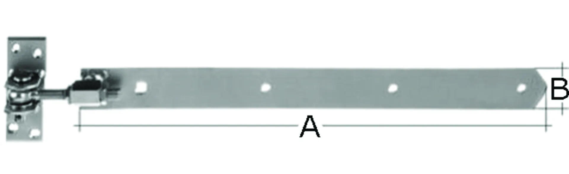 GAH Penture réglable (acier galvanisé, 670 mm)