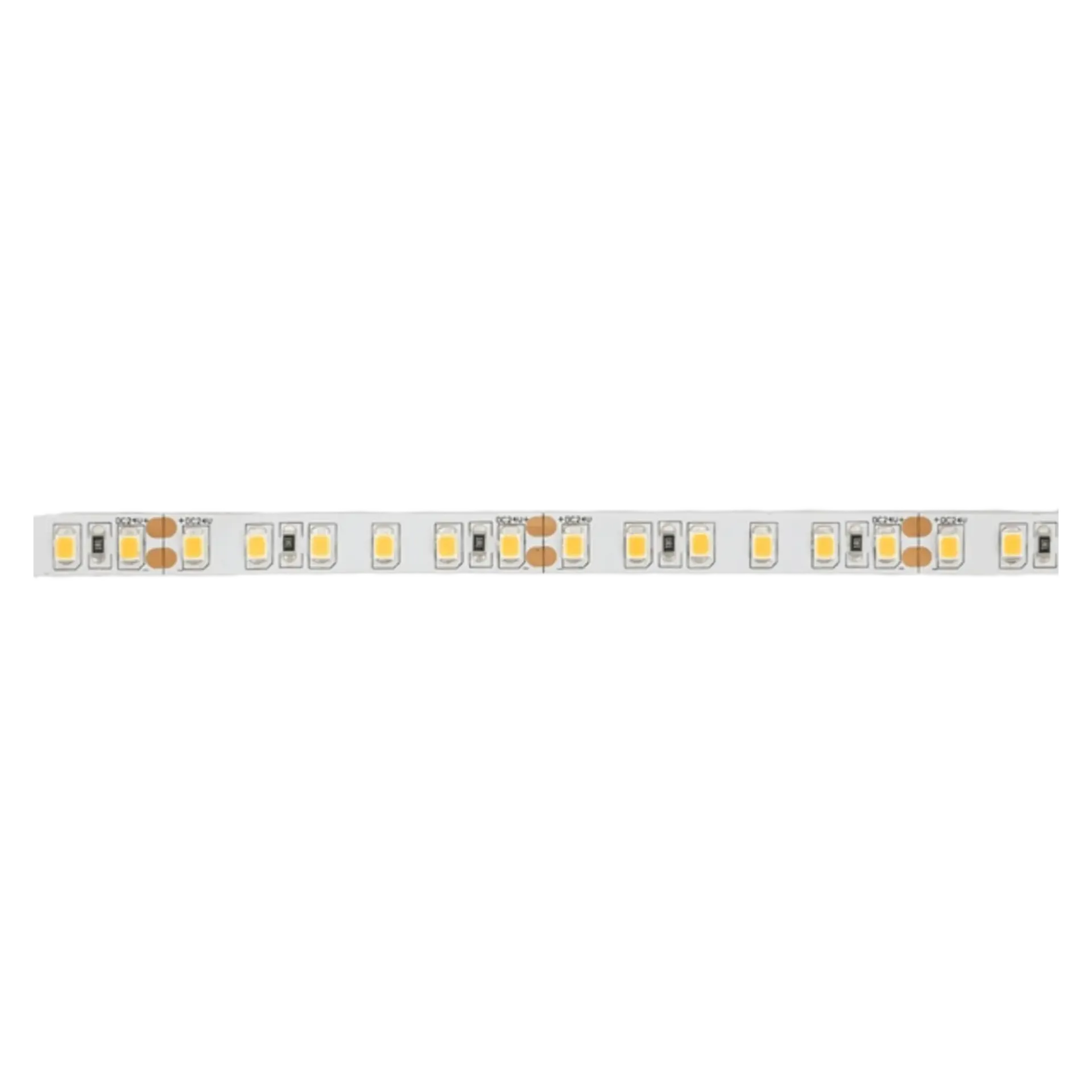 Ledstrip professional - 2700K warm licht - 120 leds/m - 5m - 8mm - 24VDC - IP20 - 9W/m