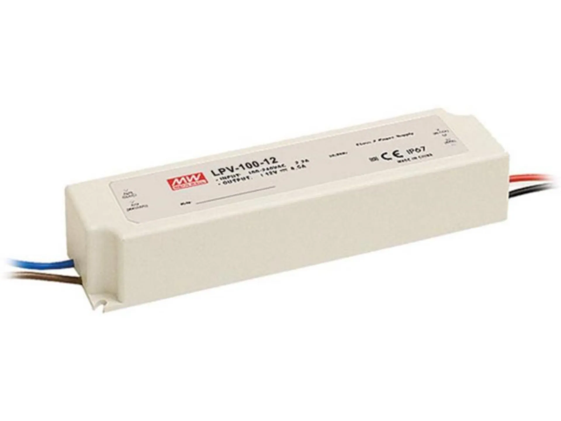 ALIMENTATION POUR RUBAN LED 12VCC -100W - IP67