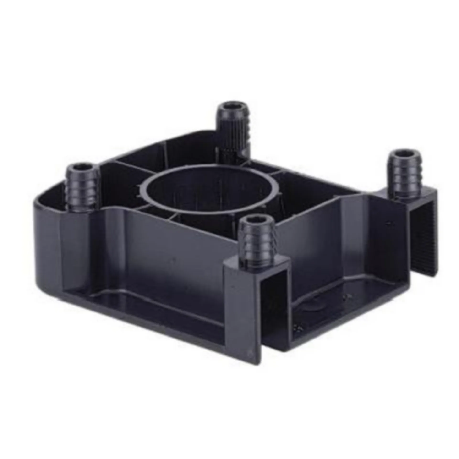 47654 Glijder universeel (in te drukken, met 4 drevels, zwart, 450 kg)