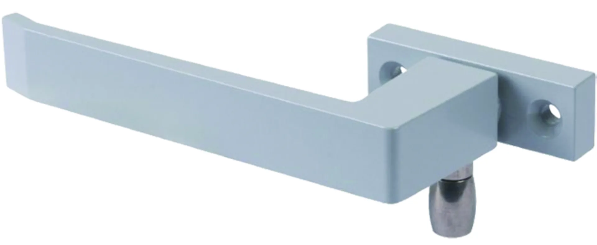 DS6311-D POIGNEE BASCULANT AVEC ROULEAU LACROISEE AXE=17MM DROITE EV1 (RAL9006)