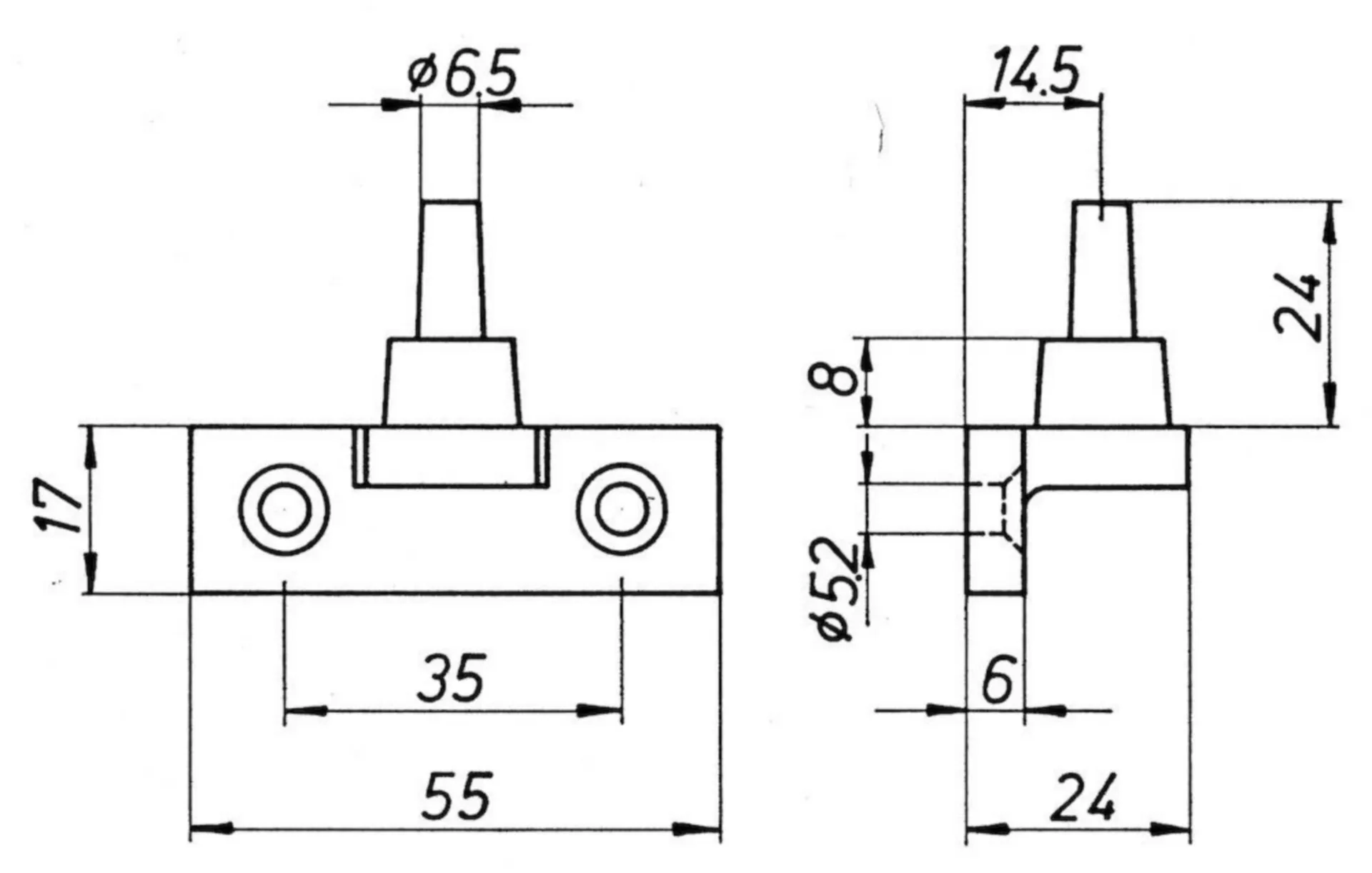 7655 ARRET POUR FIXE CHASSIS