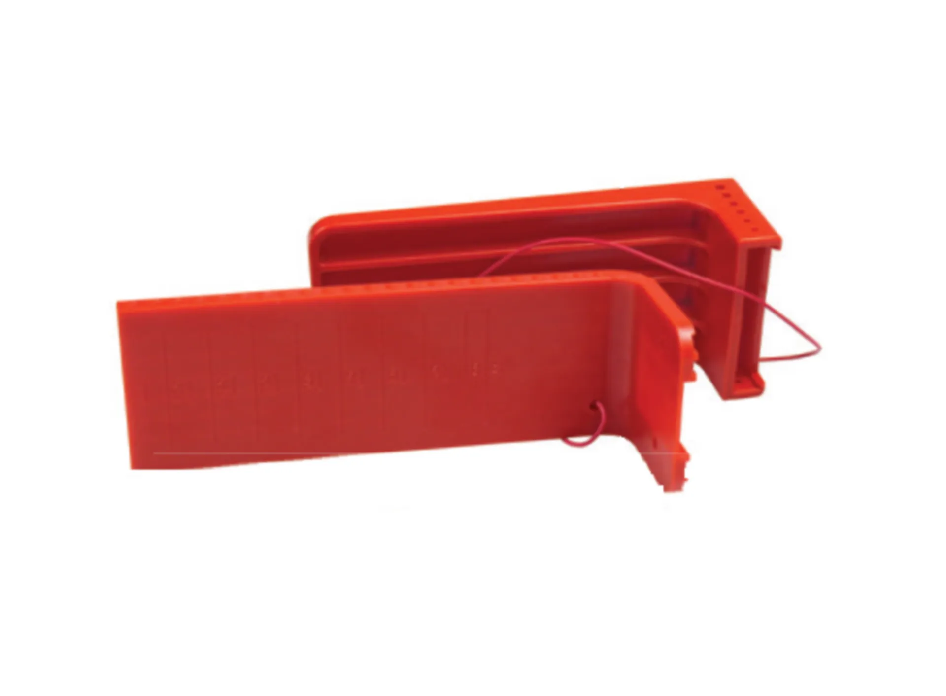 EQUERRE ROUGE POUR BARRE ANTI PANIQUE AJUSTABLE 50-130MM
