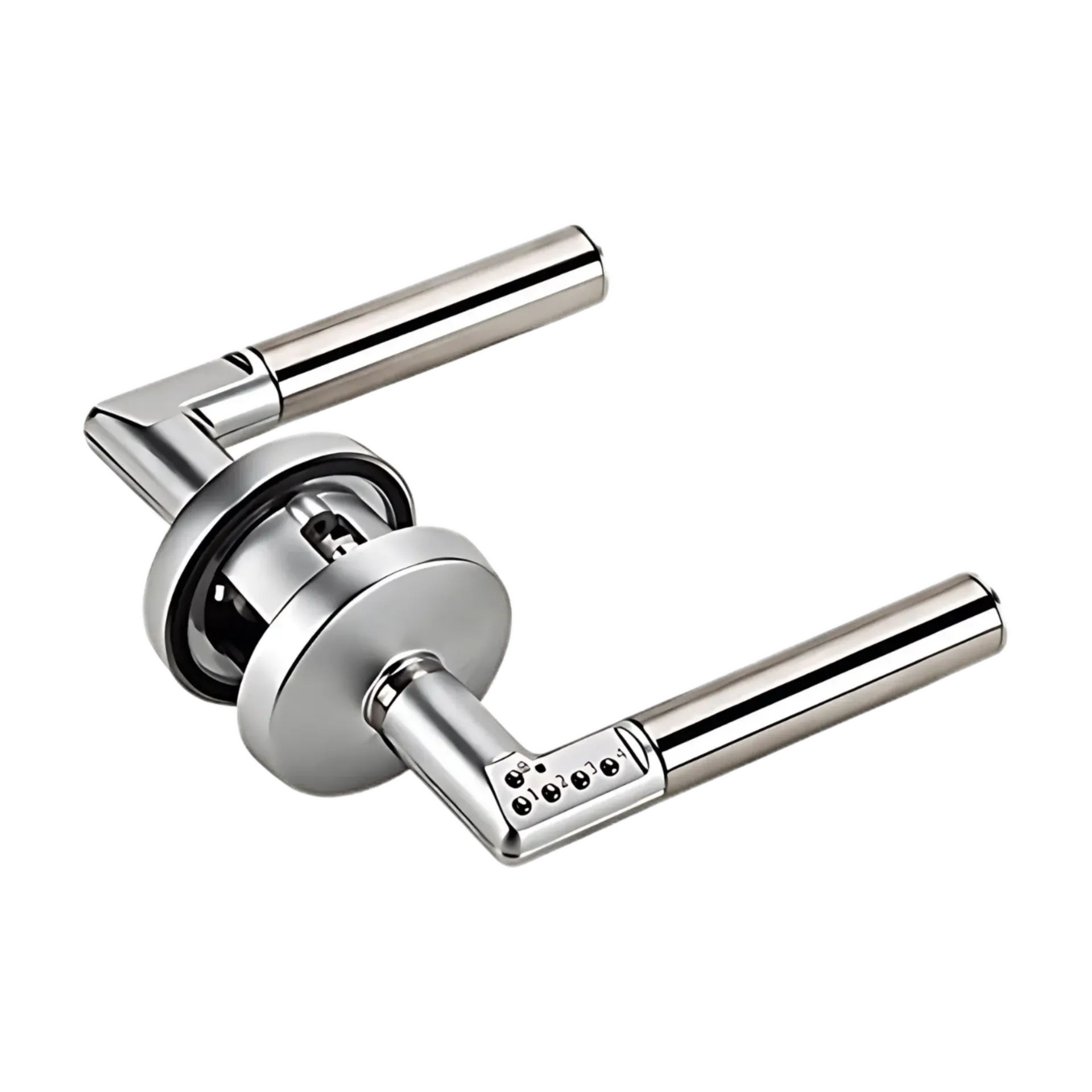Elektromechanische deurkruk met code rechts code handle