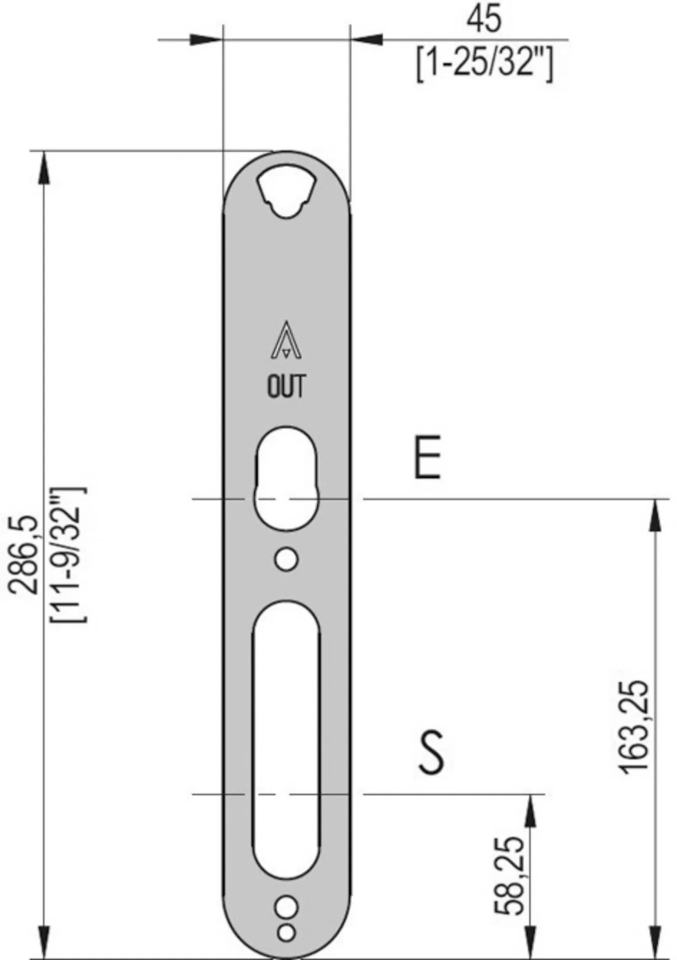 2 PIECES INOXYDABLE 45MM COPLE045 IM
