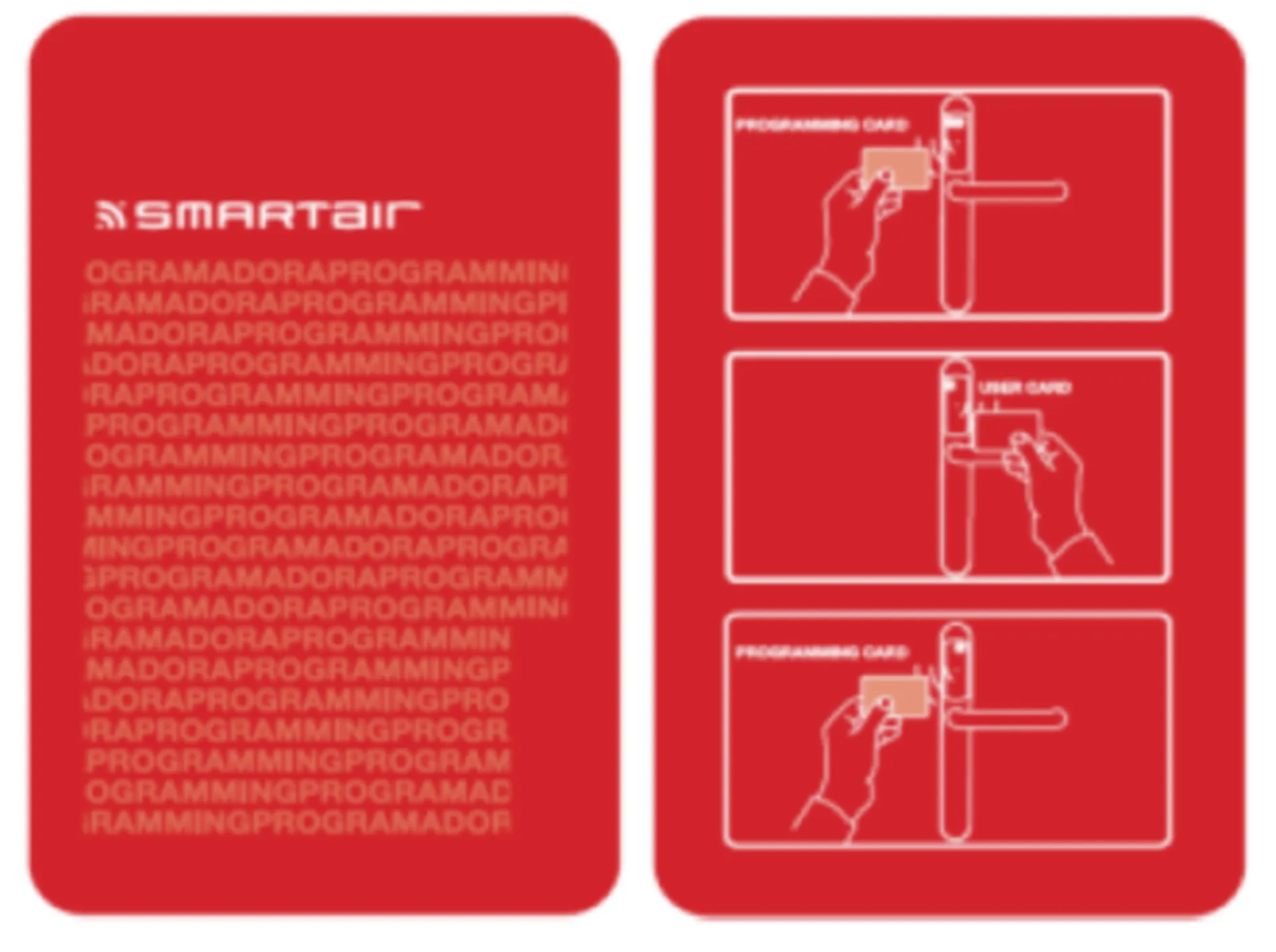 CARTE DE PROGRAMMATION AUTONOME, MIFARE + CODE