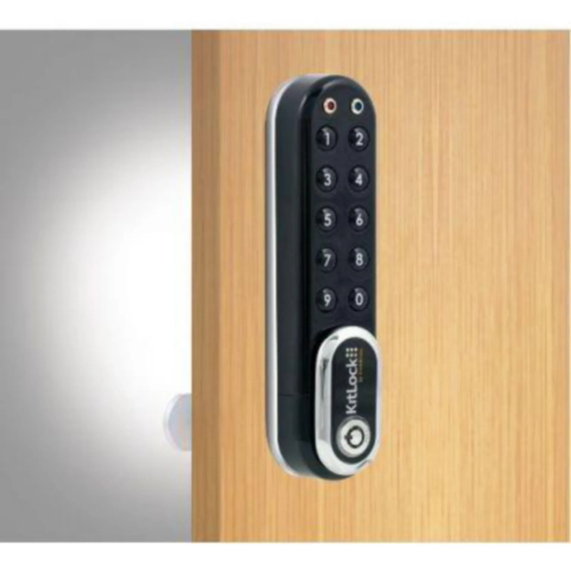 ELEKTR LOCKERSLOT KL1000 G3 MET SLEUTELBEDIENING VERT. ZWART - NETCODE