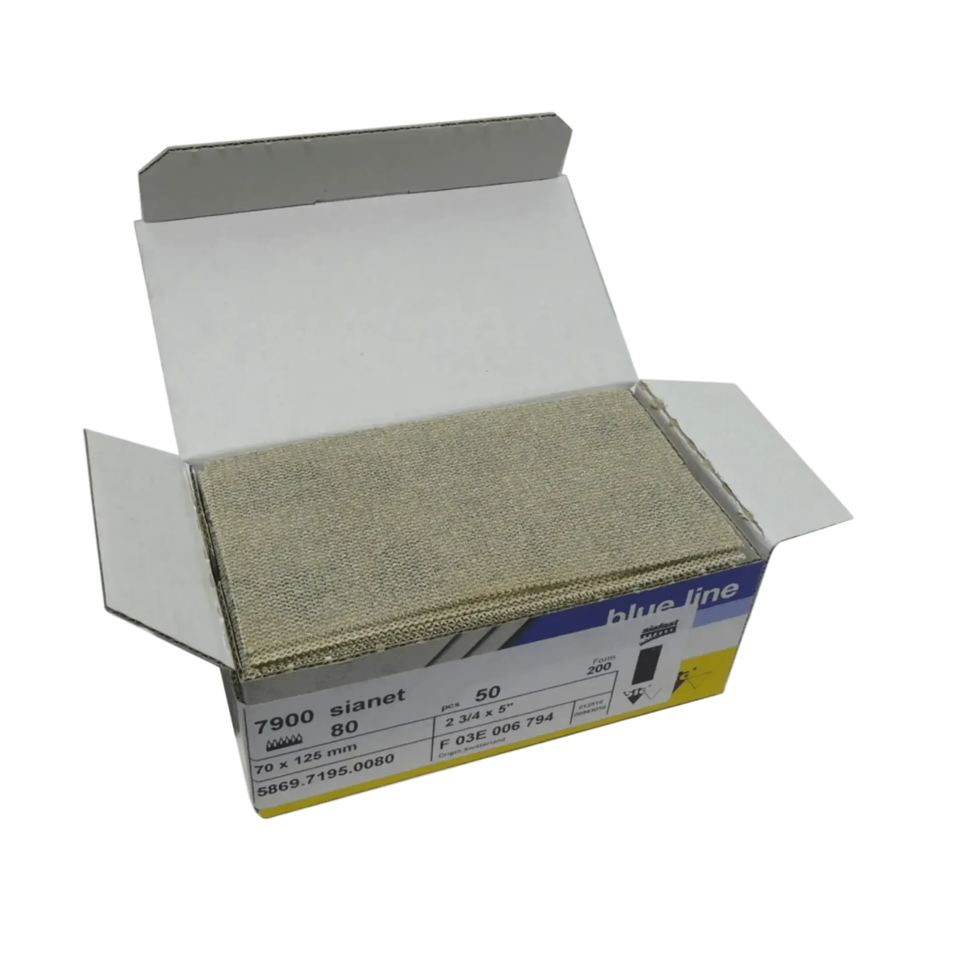 Grillage abrasif 70 x 125 mm - K80 - Sianet 7900 (5869.7195.0080)