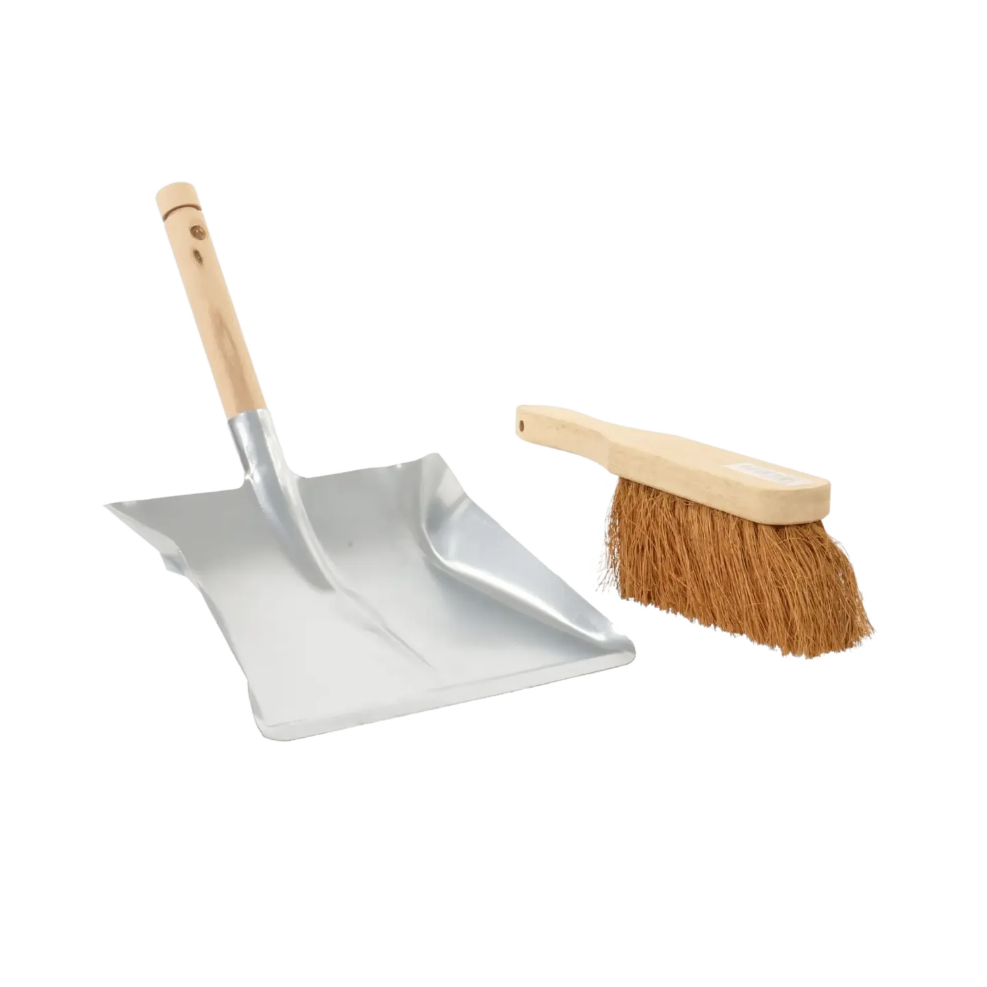 Vuilnisblik metaal + handborstel Coco