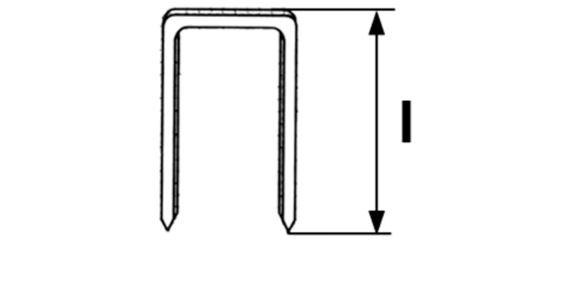 Boîte de 4 paquets d'agrafes T50 - 1/2"-12 – 4 x 1250 - 508 ml réf 6193
