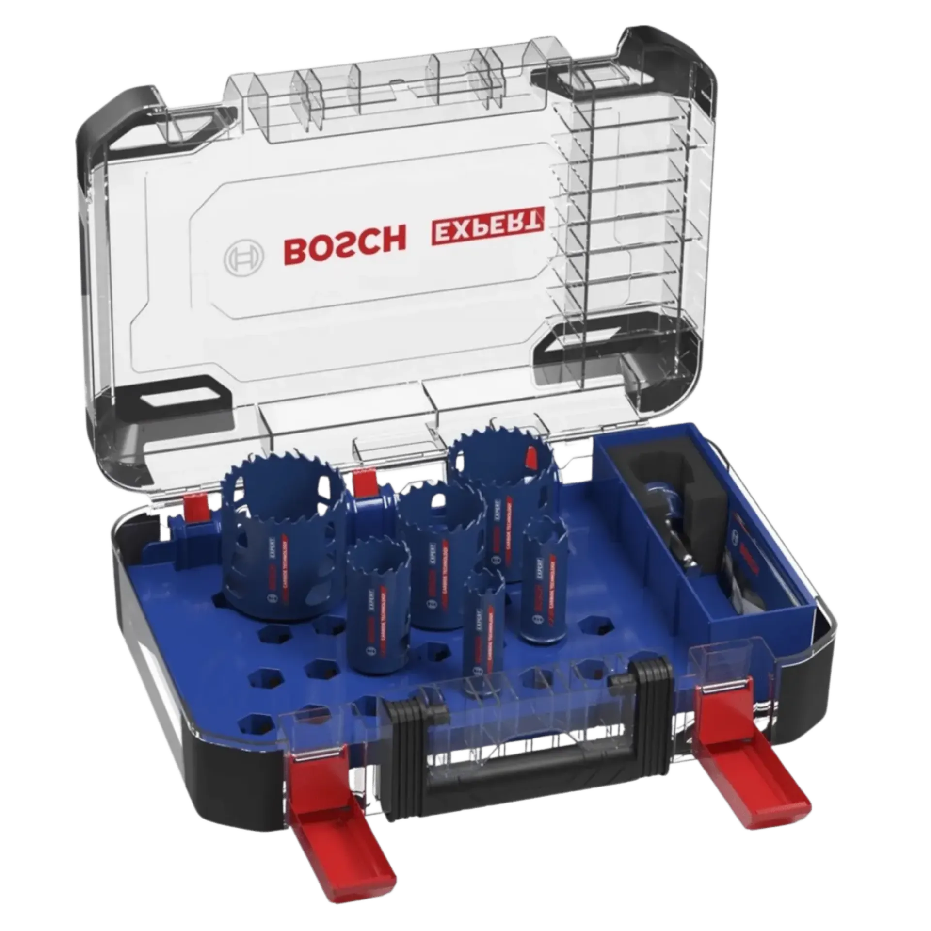 Set (6) gatzagen Ø 22-68 mm Expert tough material Set (6) gatzagen Ø 22-68 mm Expert tough material