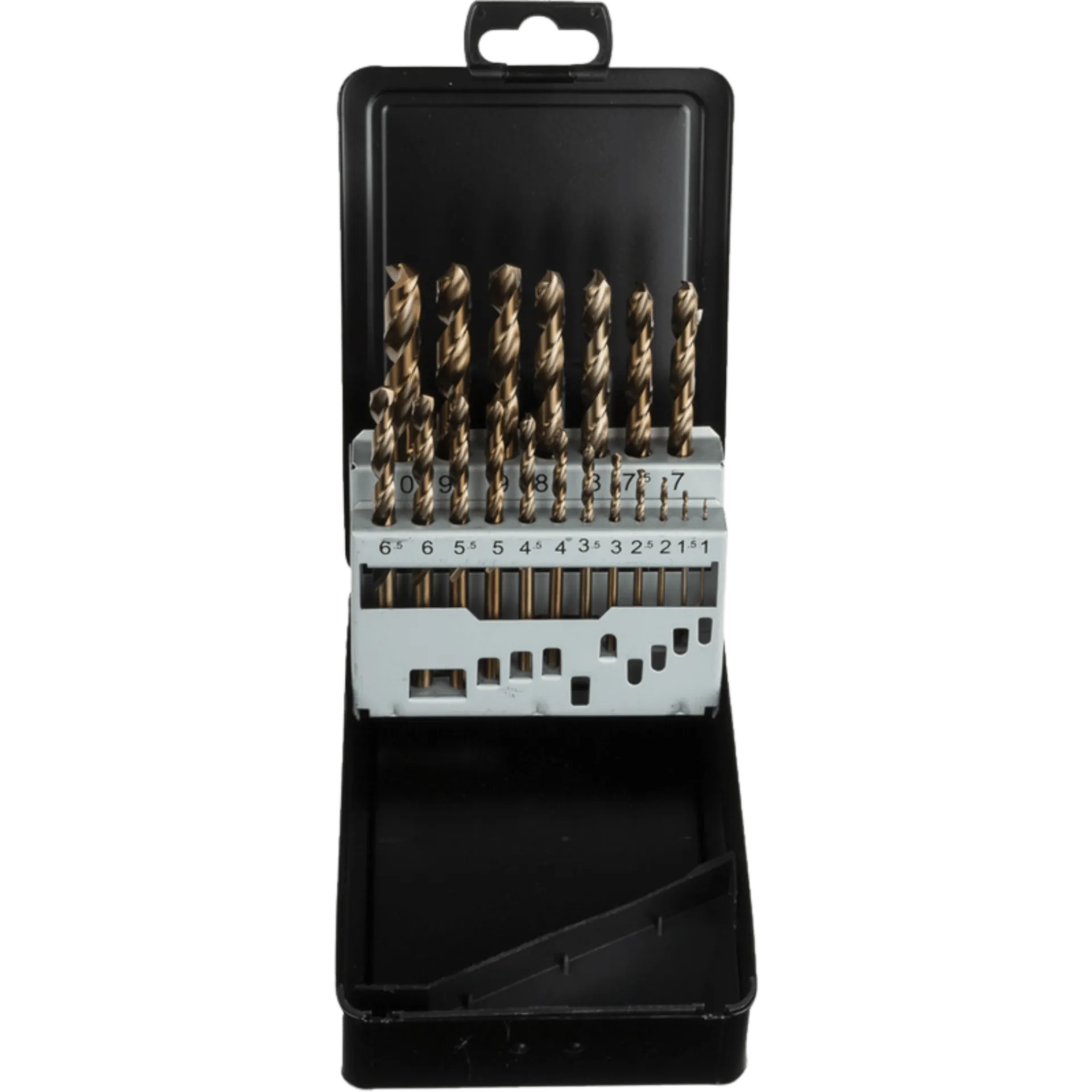 Set (19 pièces) de forets en cobalt de 1 à 10 mm réf. 232999 Set (19 pièces) de forets en cobalt de 1 à 10 mm réf. 232999