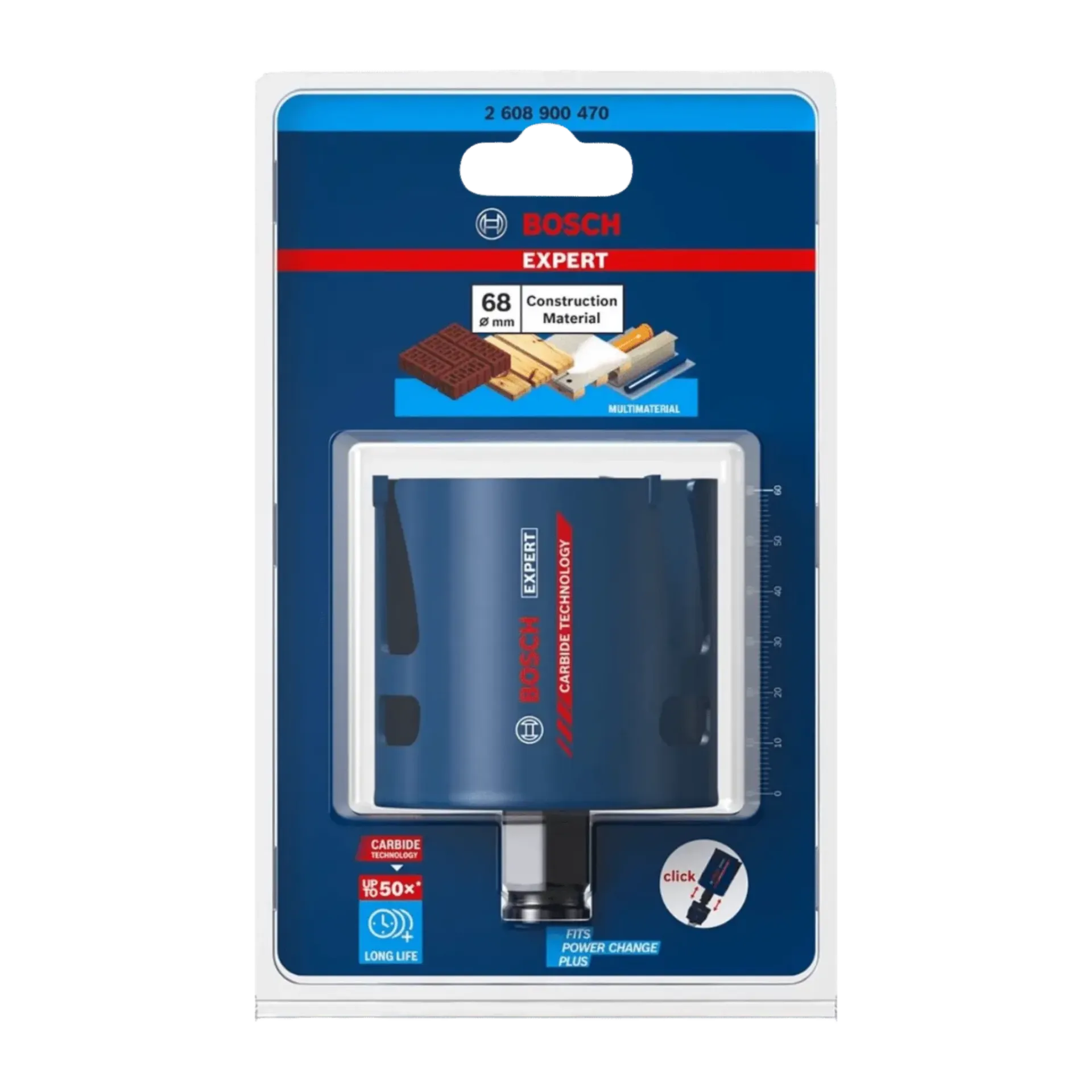 Gatzaag Ø 68 mm Expert construction material - Power Change Gatzaag Ø 68 mm Expert construction material - Power Change