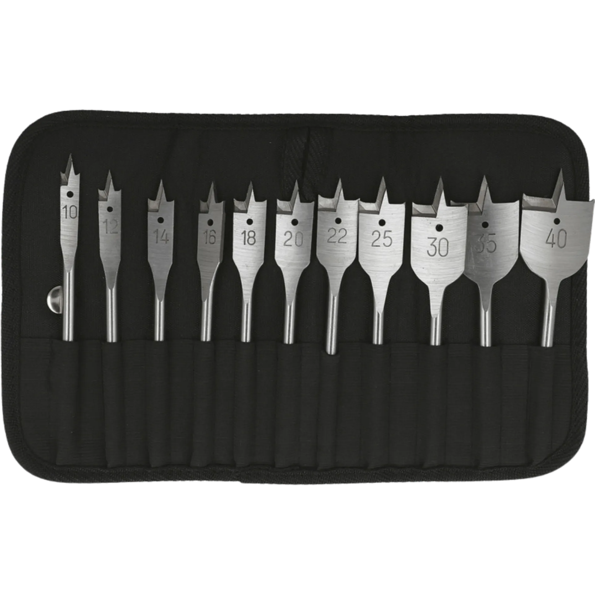 Set (11 pièces) Foret à bois 3 points 330 (10 - 40 mm)