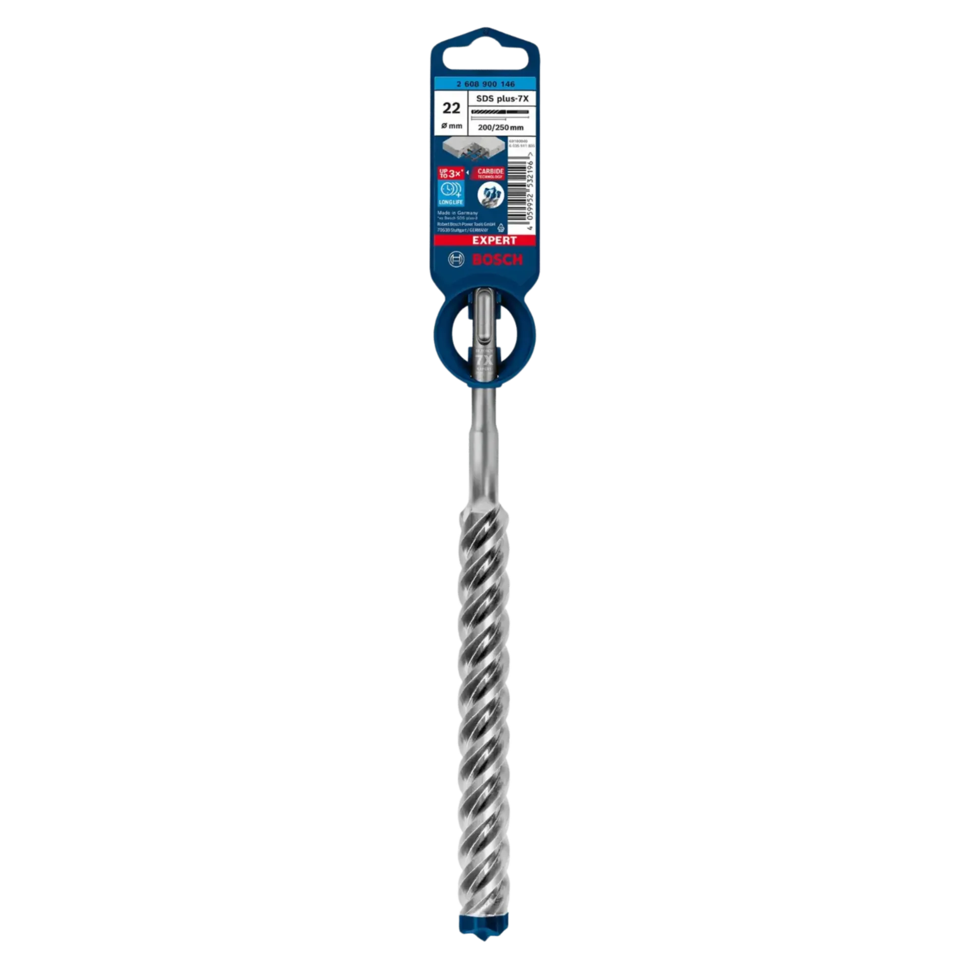 Hamerboor SDS-plus Ø 22 x 250 - 200 mm Expert Plus-7X