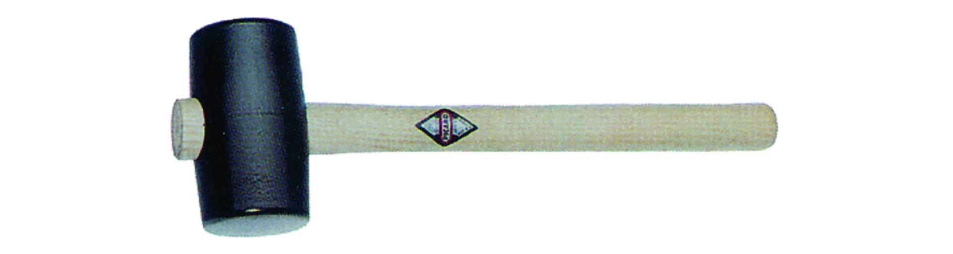 Picard 2510711 Maillet en caoutchouc (90 x 55 mm, manche bois)