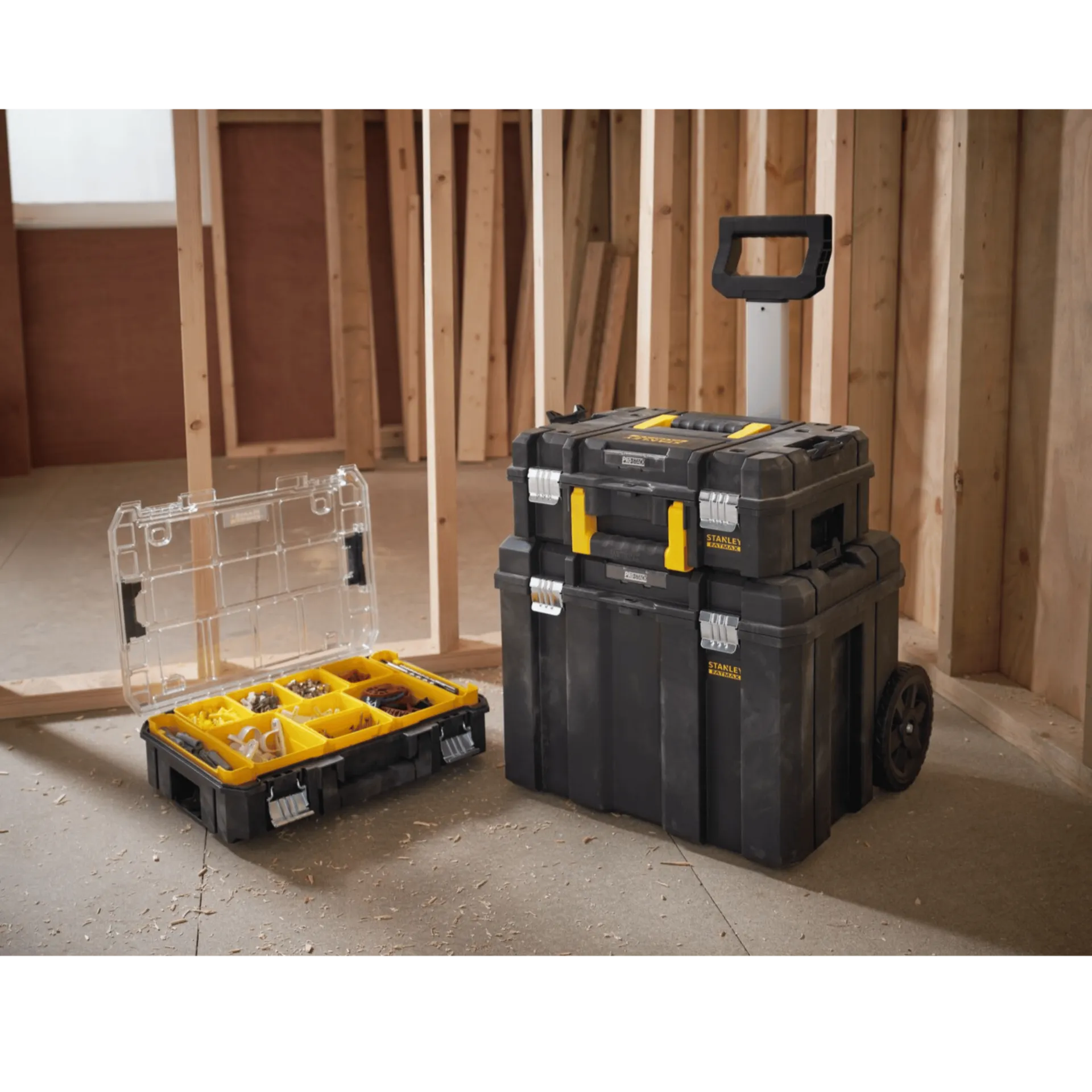 PRO-STACK gereedschapskoffer 3-delig - FMST1-80101 PRO-STACK gereedschapskoffer 3-delig - FMST1-80101