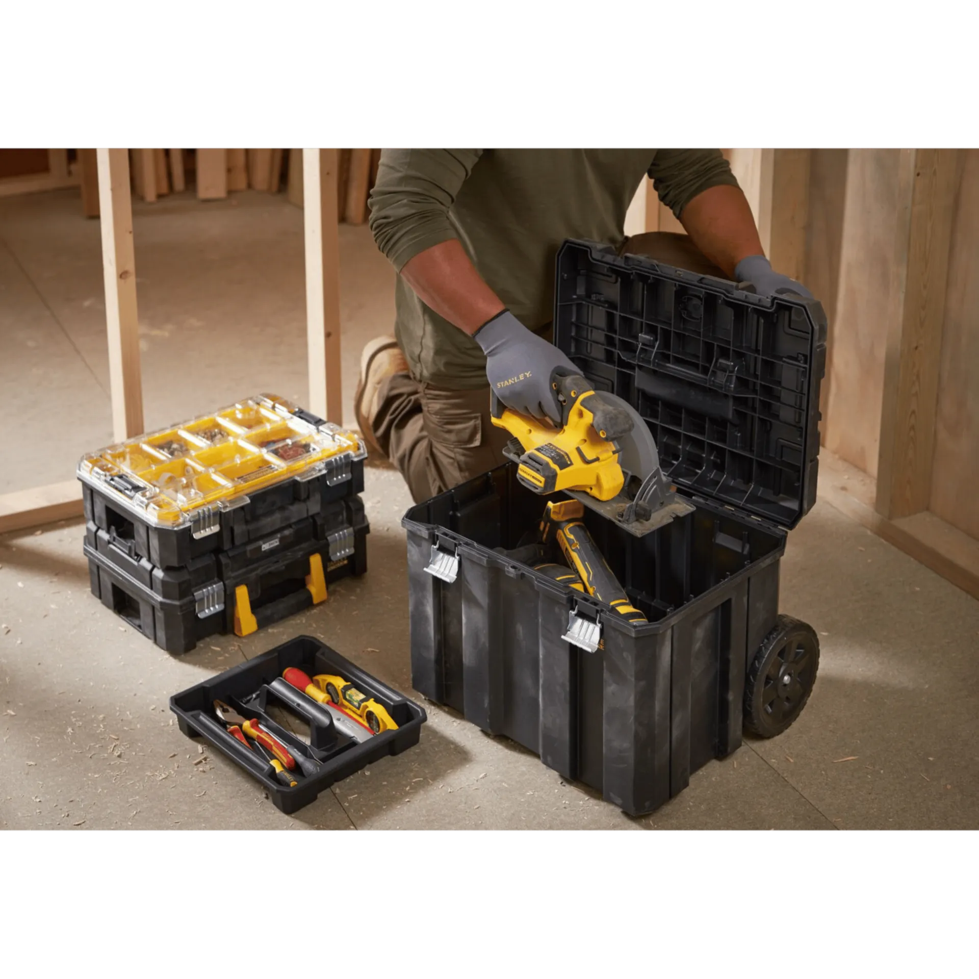 Coffre à outils PRO-STACK 3 pièces - FMST1-80101 Coffre à outils PRO-STACK 3 pièces - FMST1-80101