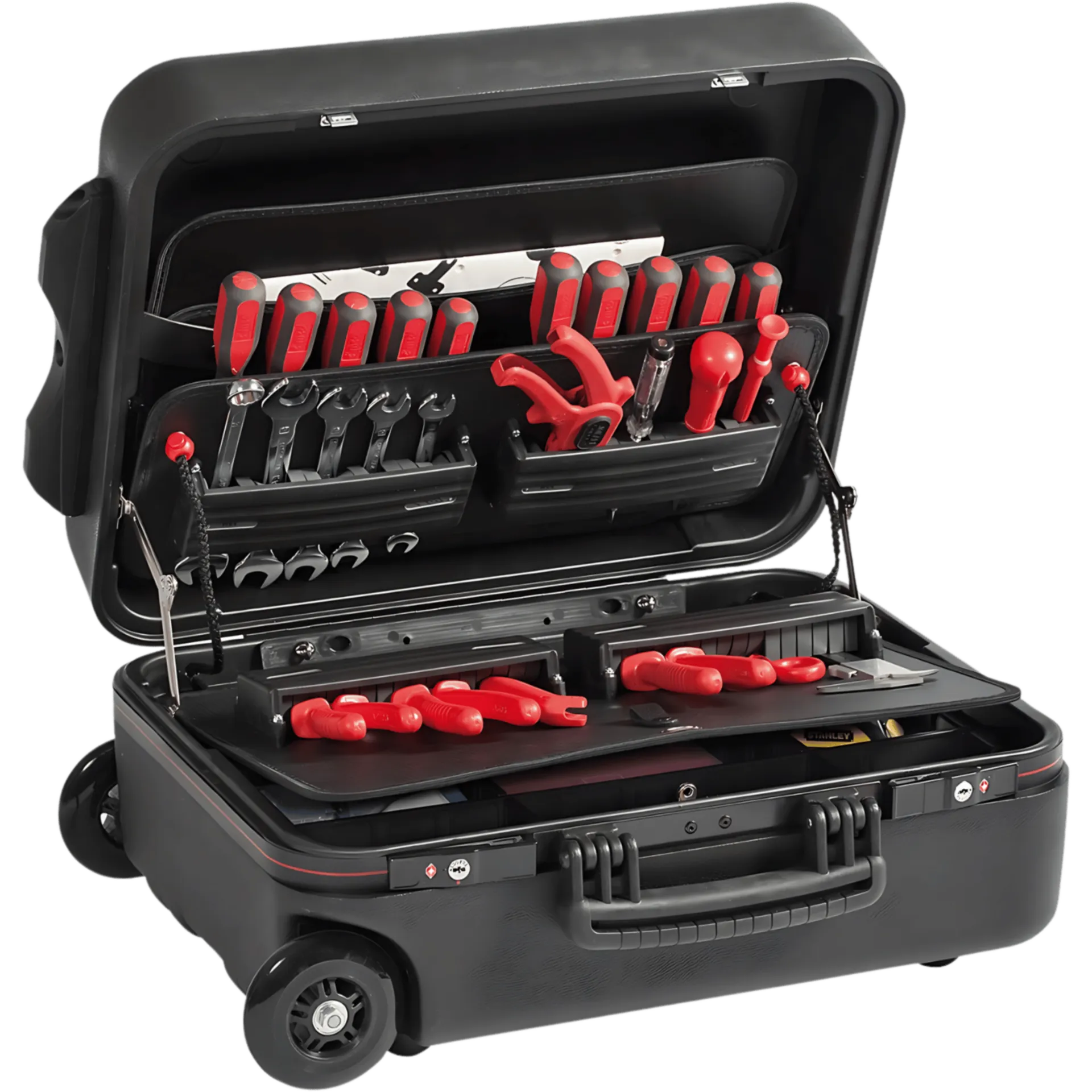 Gereedschapskoffer - trolley new mega-wheel PSS (453 x 345 x 185 mm)