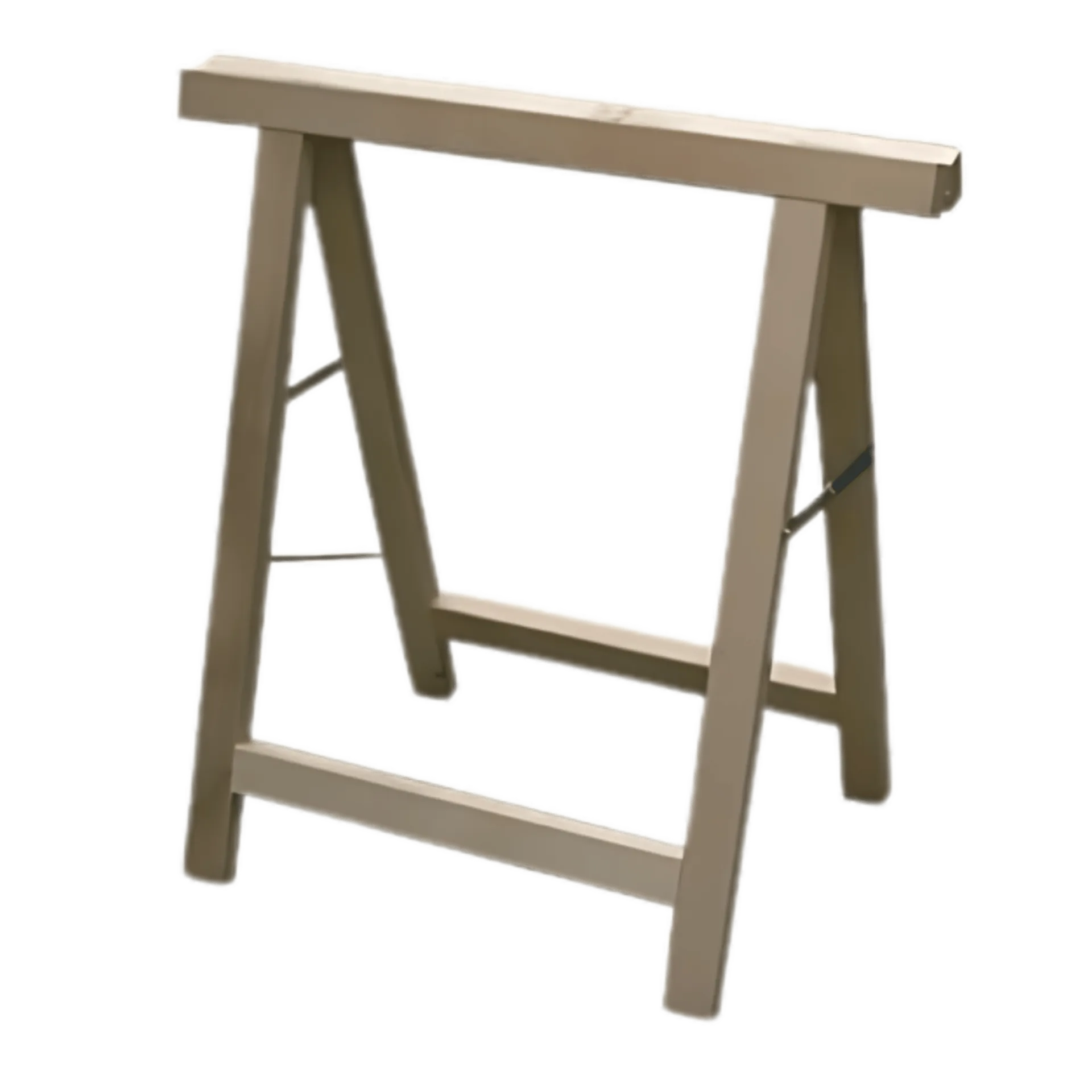 Tréteau pliant en bois, hêtre massif 800 x 800 mm (section 52 x 34 mm - charge max. 200kg)