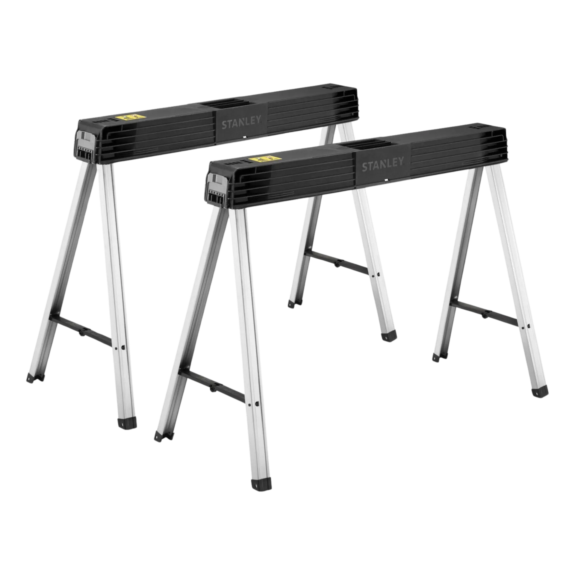Set (2 stuks) opvouwbare schragen met aluminium poten (340 kg) 1-97-475 Set (2 stuks) opvouwbare schragen met aluminium poten (340 kg) 1-97-475