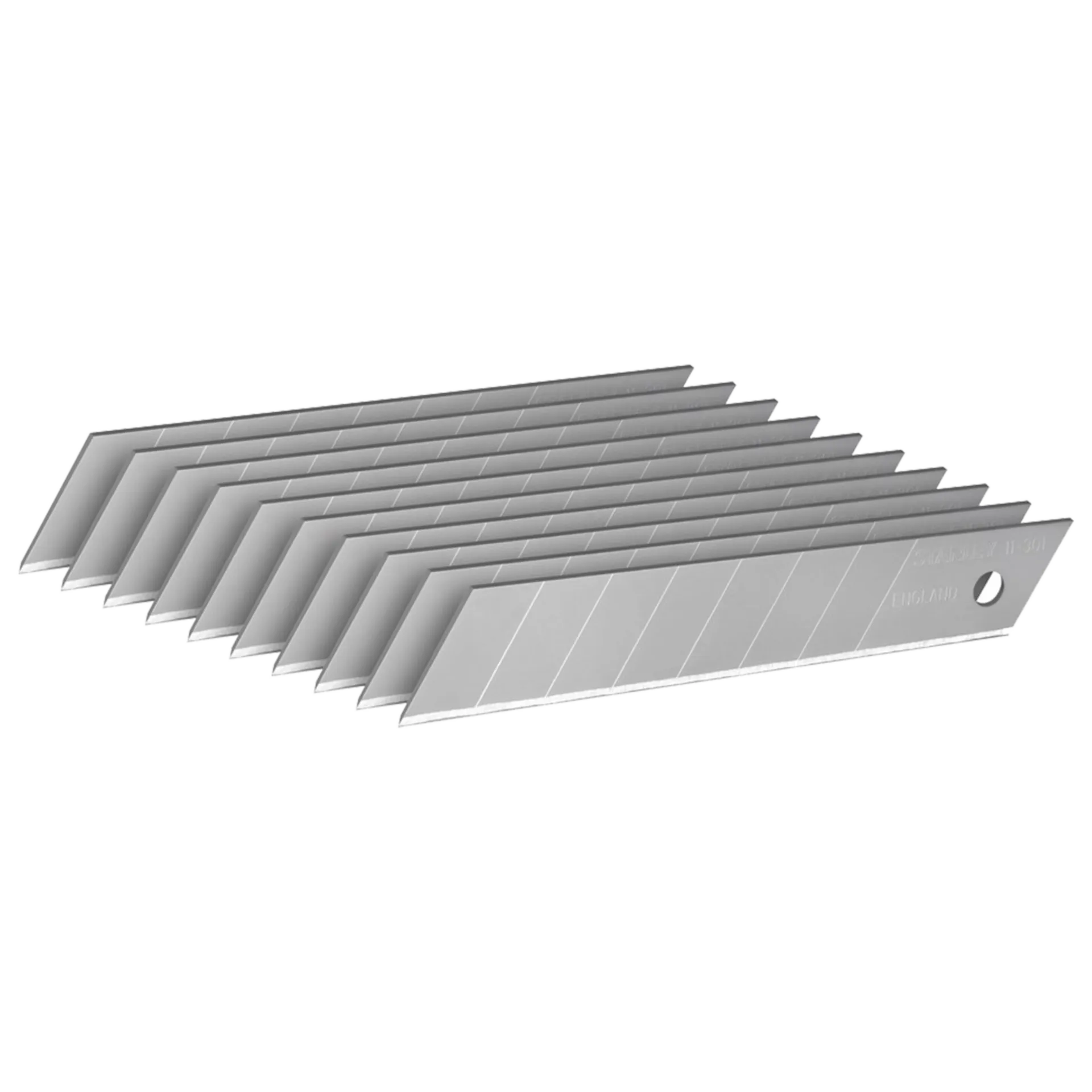 Breekmesjes 18 mm in dispenser 10 stuks 0-11-301 Breekmesjes 18 mm in dispenser 10 stuks 0-11-301