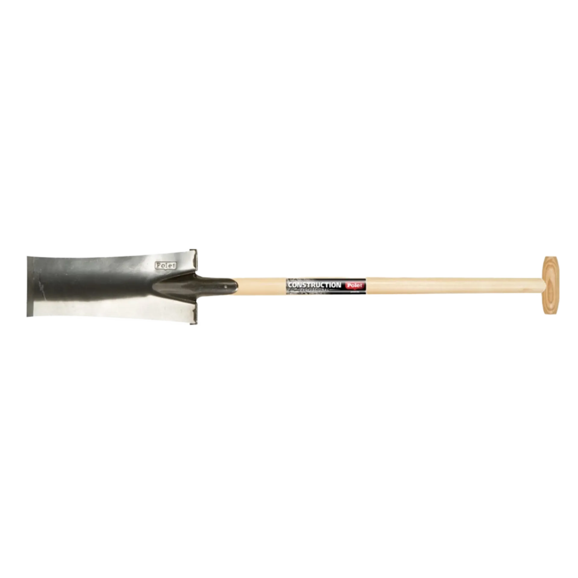 Bêche de terrassier 380 x 170/140 mm avec manche en T ES 850 mm réf.101384