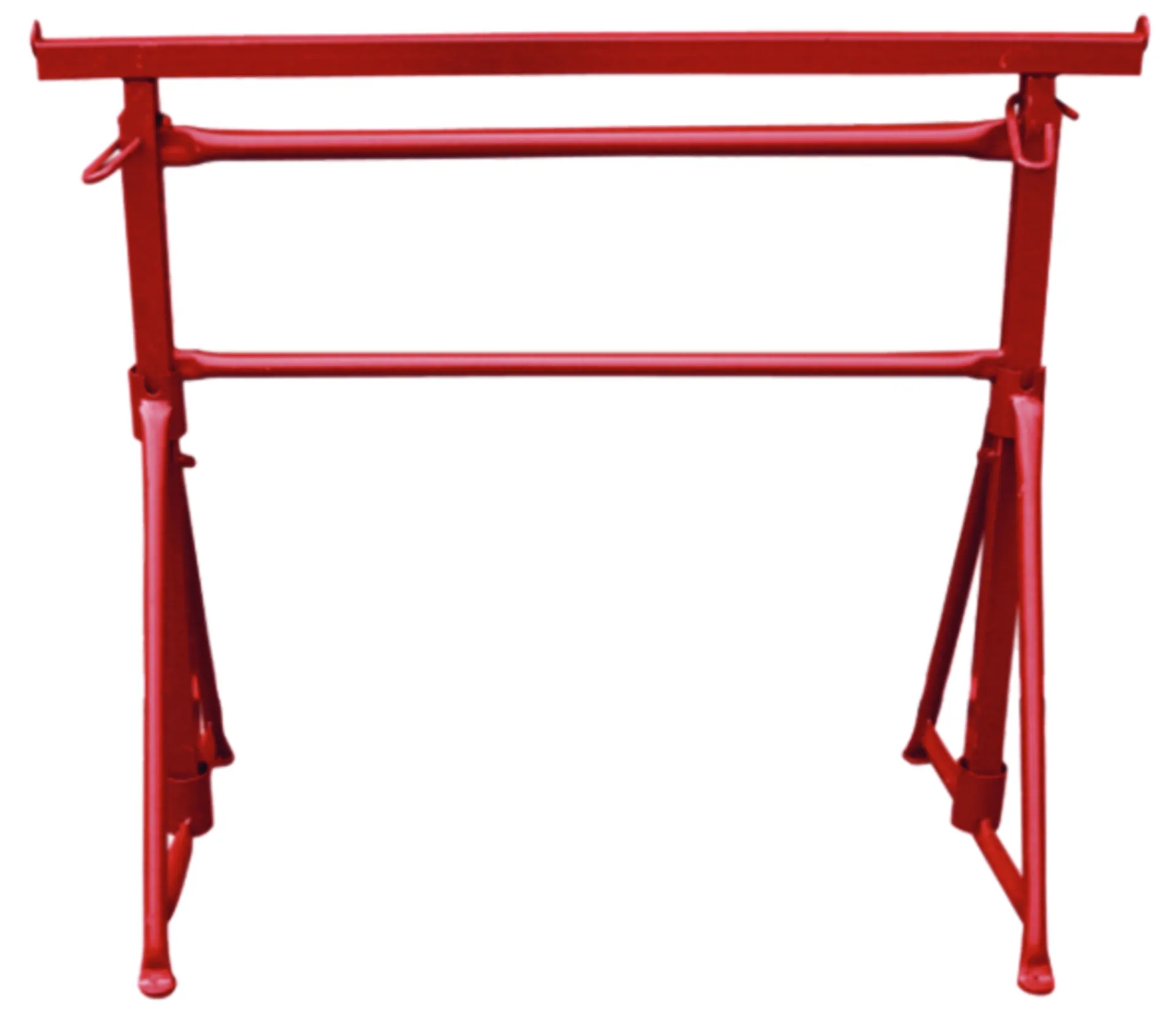 Altrad Treteau de maçon 1.02-1.75 m avec pieds orientables (peint brun, 750 kg)