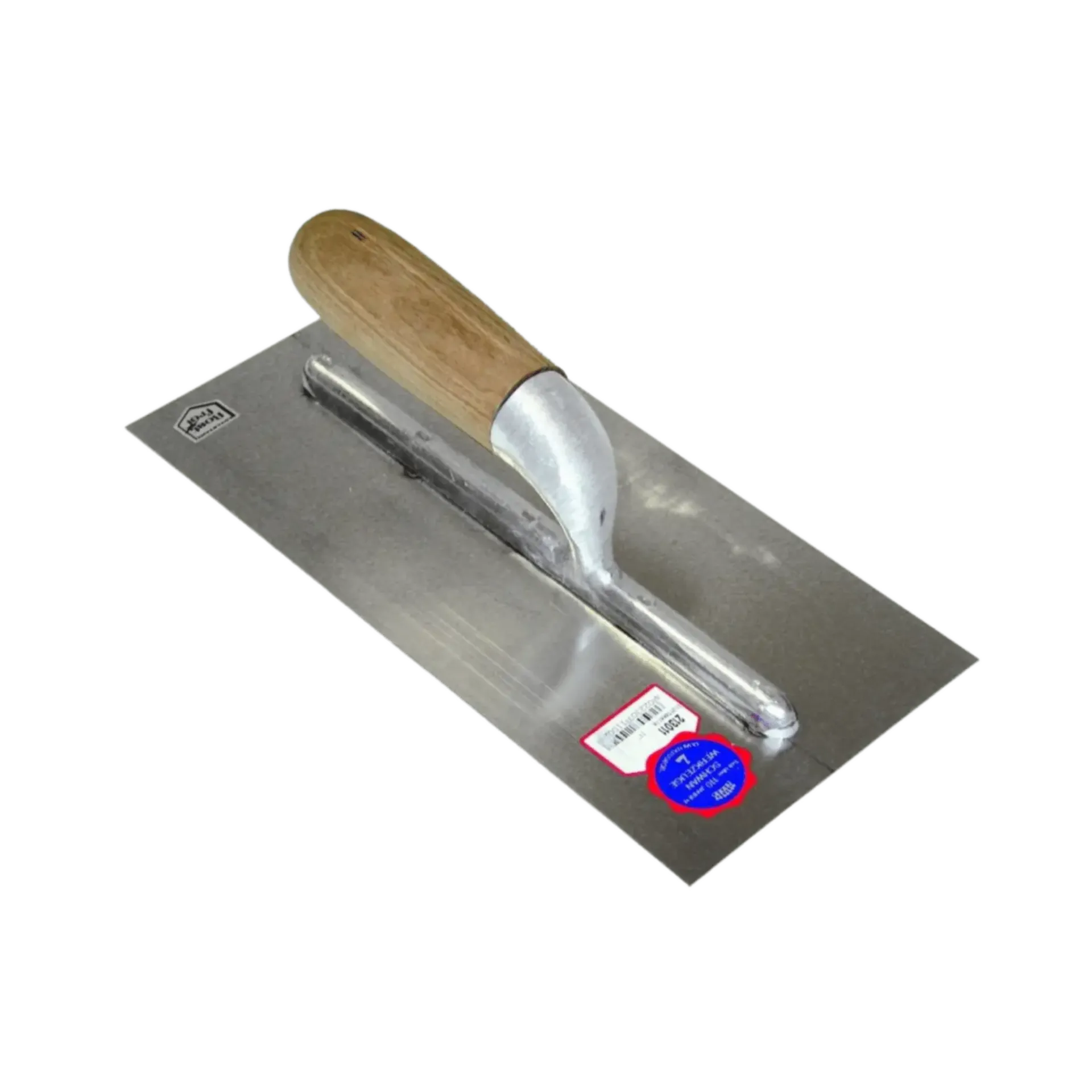 Plâtresse avec manche en bois, liaison longue en inox 280mm CP 213011 Plâtresse avec manche en bois, liaison longue en inox 280mm CP 213011