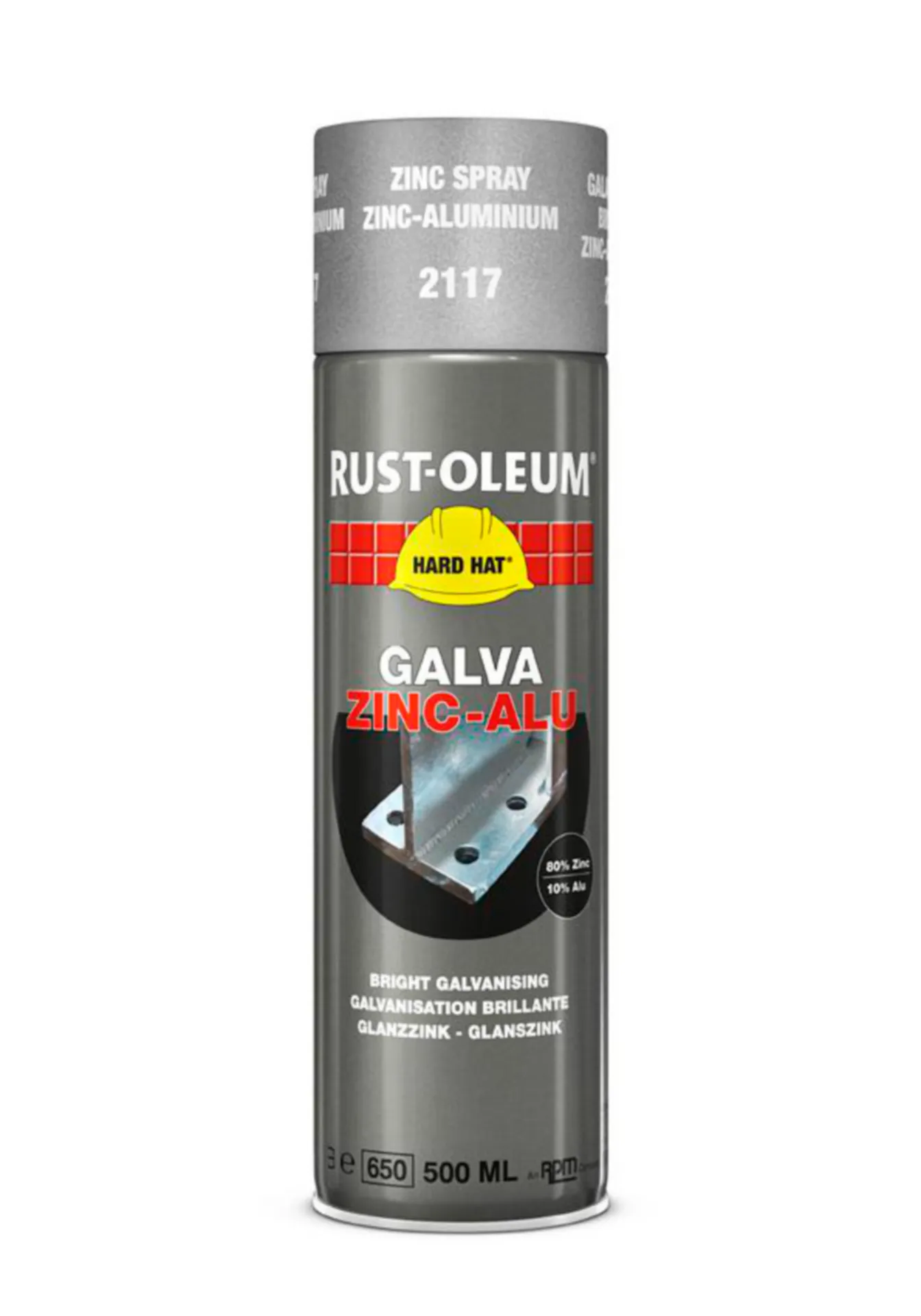Rust-Oleum 2117 Aerosol Zingue Aluminium (500 ml)