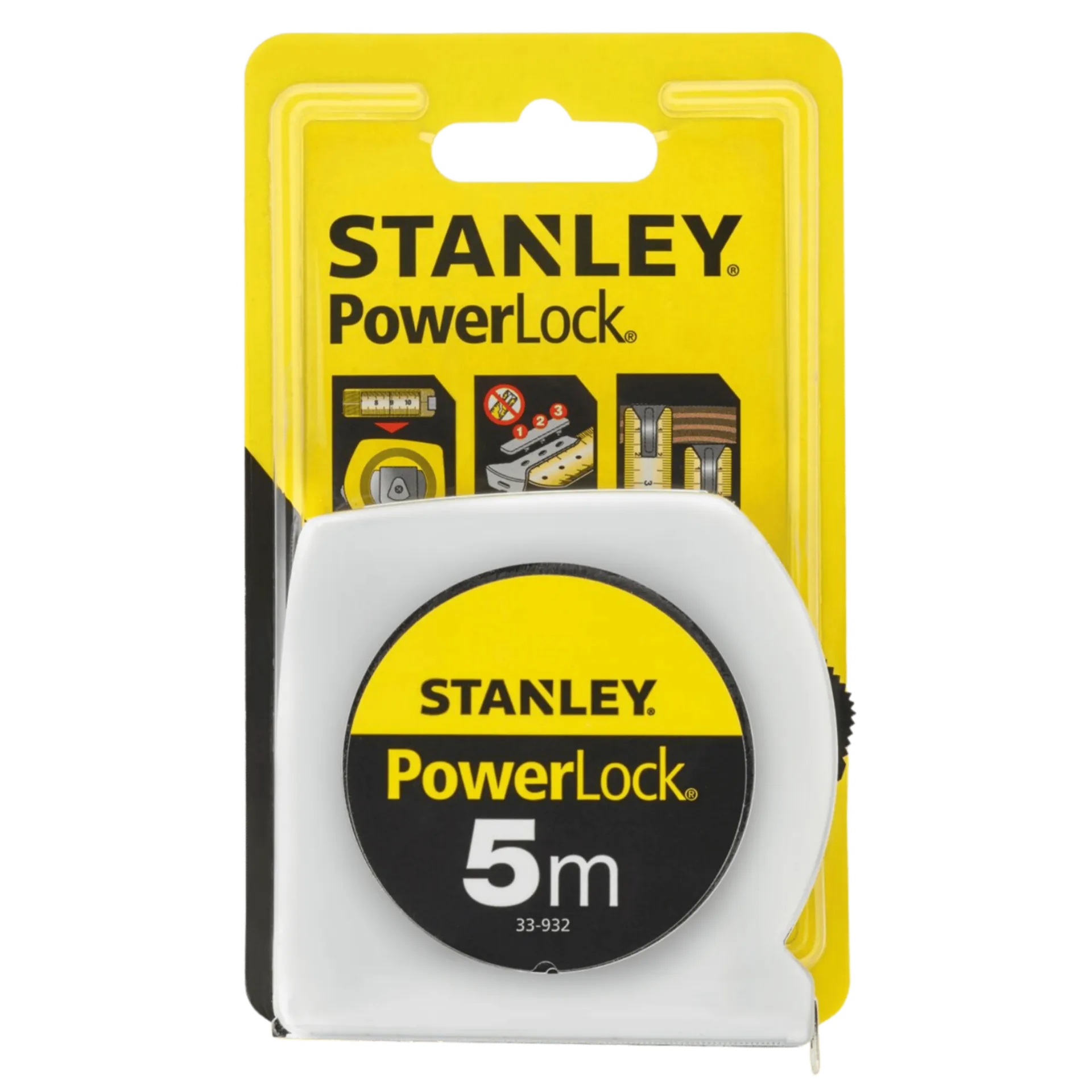 Mètre ruban 5 m avec fenêtre Powerlock réf. 0-33-932 Mètre ruban 5 m avec fenêtre Powerlock réf. 0-33-932