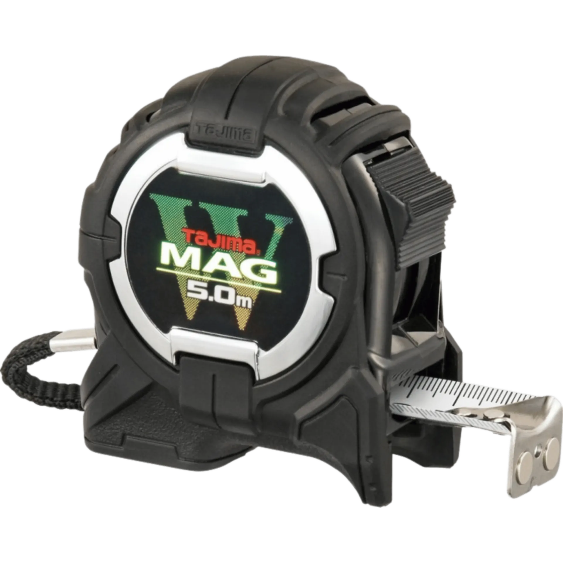 W-mag rolmeter 5 m (met magnetische zool en haak) W-mag rolmeter 5 m (met magnetische zool en haak)