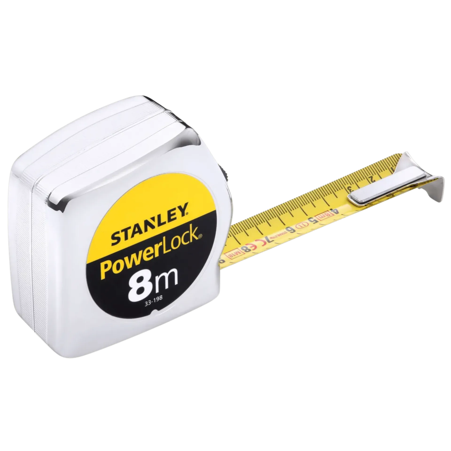 Rolmeter 8 m - 25 mm powerlock abs ref.0-33-198