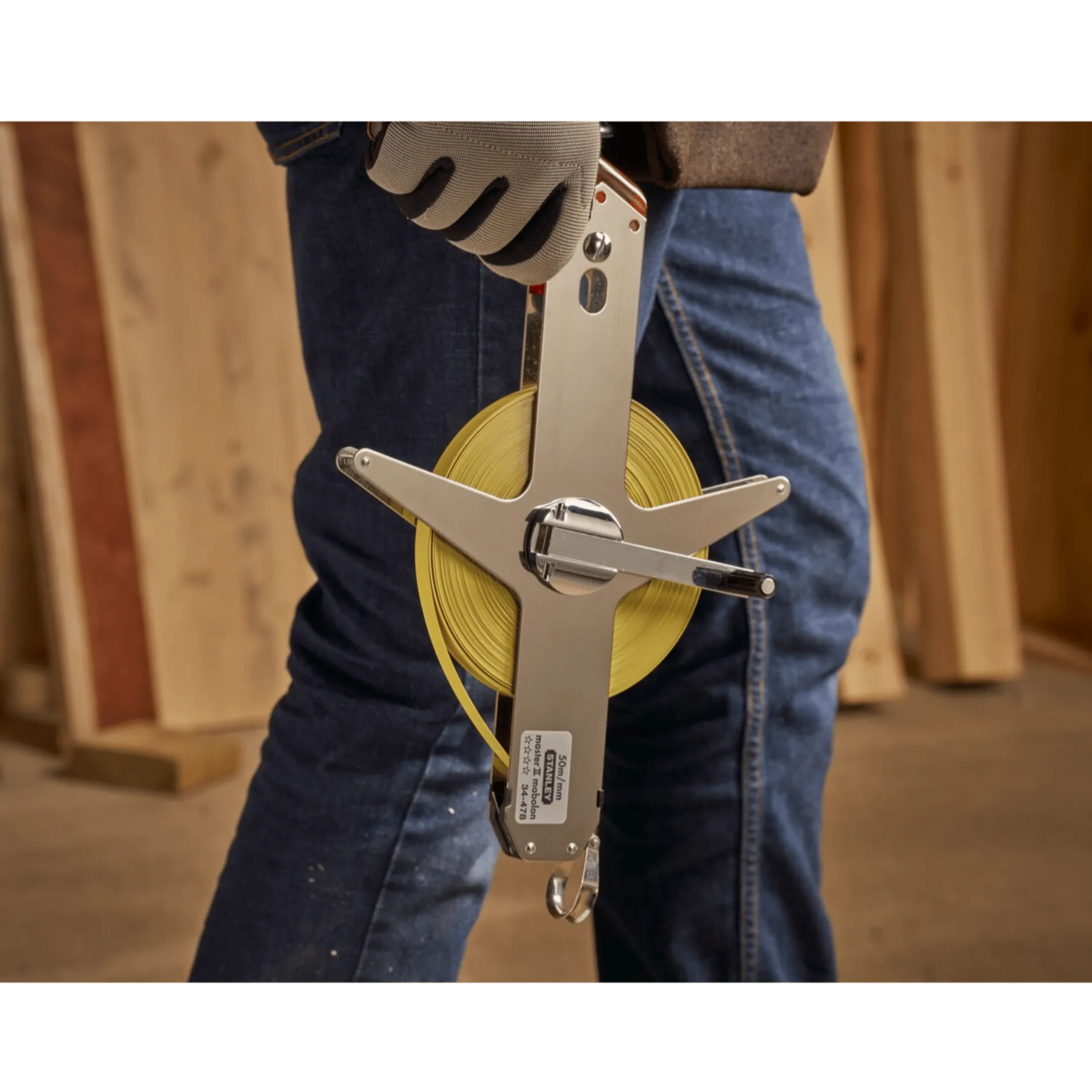 Mètre ruban 50m Master2-Mabolon cadre ouvert + poignée réf. 1-34-478 Mètre ruban 50m Master2-Mabolon cadre ouvert + poignée réf. 1-34-478