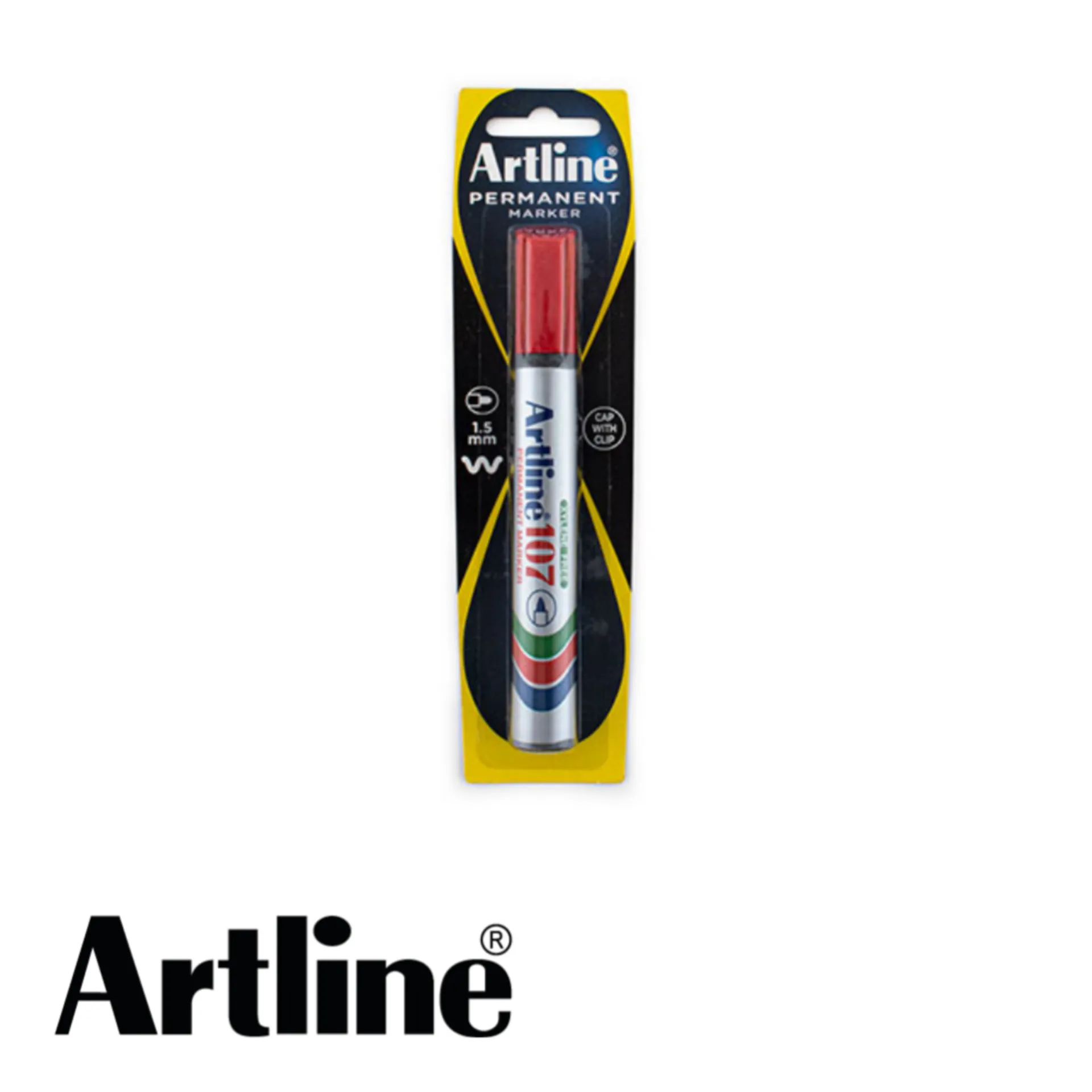 Artline EK 107 marqueur permanent (rouge)