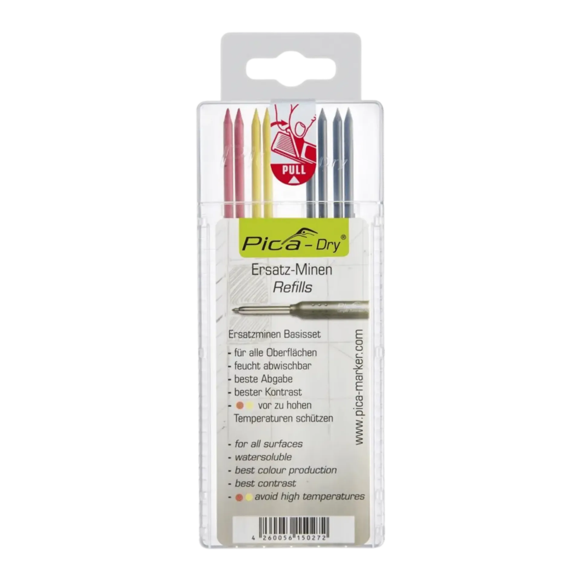 Étui avec 8 marqueurs de 3 couleurs pour Pica Dry (4020) Étui avec 8 marqueurs de 3 couleurs pour Pica Dry (4020)