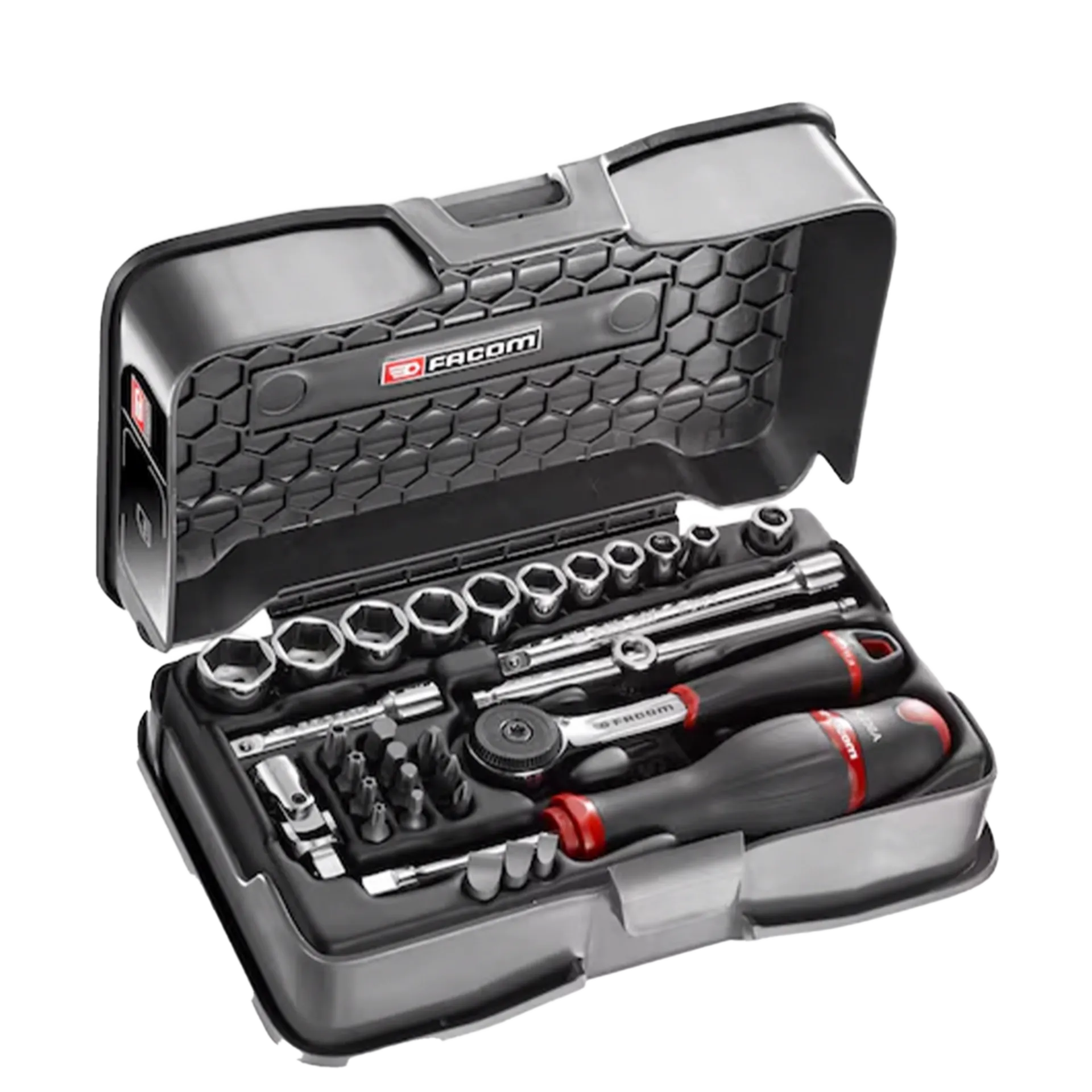 Boîte à douilles métrique R.161-5P6 EX R.425AP – ¼”-31 pièces Boîte à douilles métrique R.161-5P6 EX R.425AP – ¼”-31 pièces