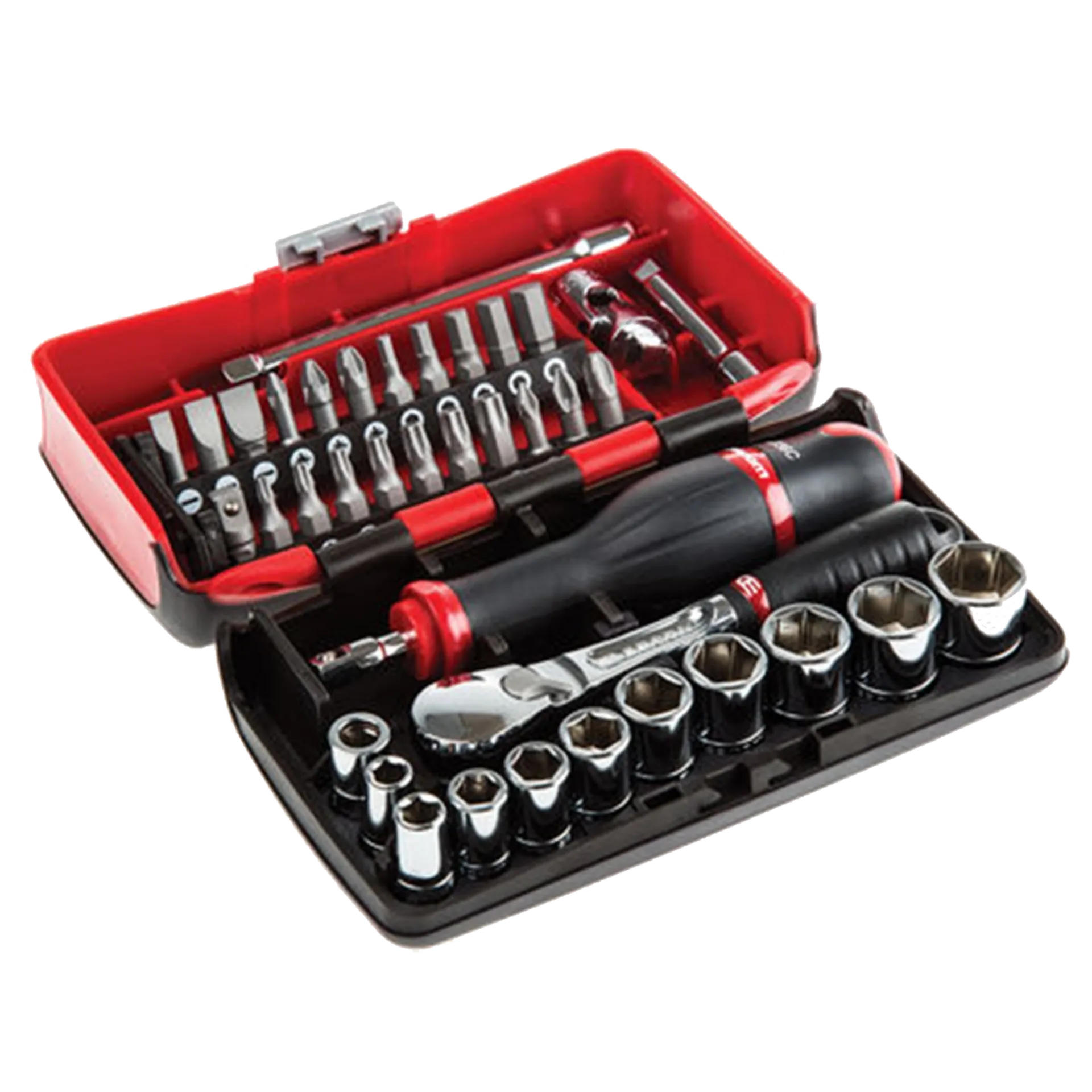 Coffret Compact 1/4   Avec Cliquet Etanche - Rl.Nano1Pb