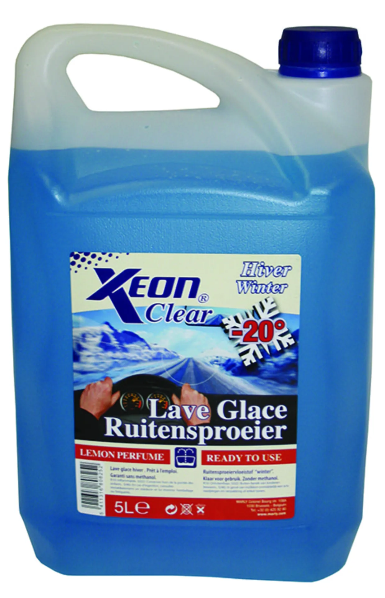 Marly XEON antivries ruitensproeimiddel (gebruiksklaar, tot -20°C, zonder methanol, 5 l)