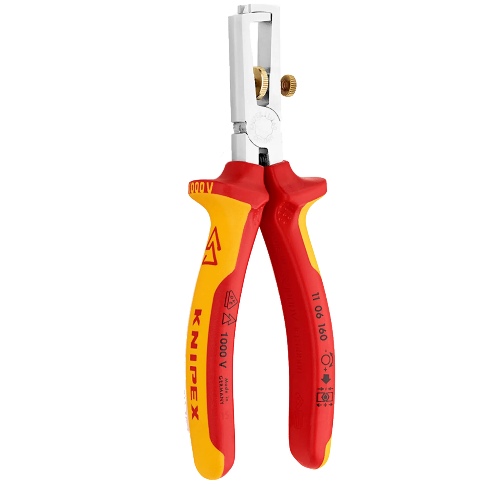 Isolatiestriptang 1106 Geïsoleerd 1000V 160 mm Isolatiestriptang 1106 Geïsoleerd 1000V 160 mm