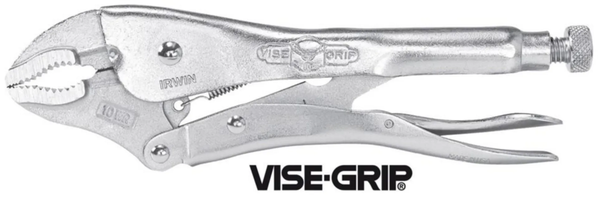Irwin 7 WR-175 MM pince-étau (mâchoires courbes, coupe-fils, ouverture 41 mm)