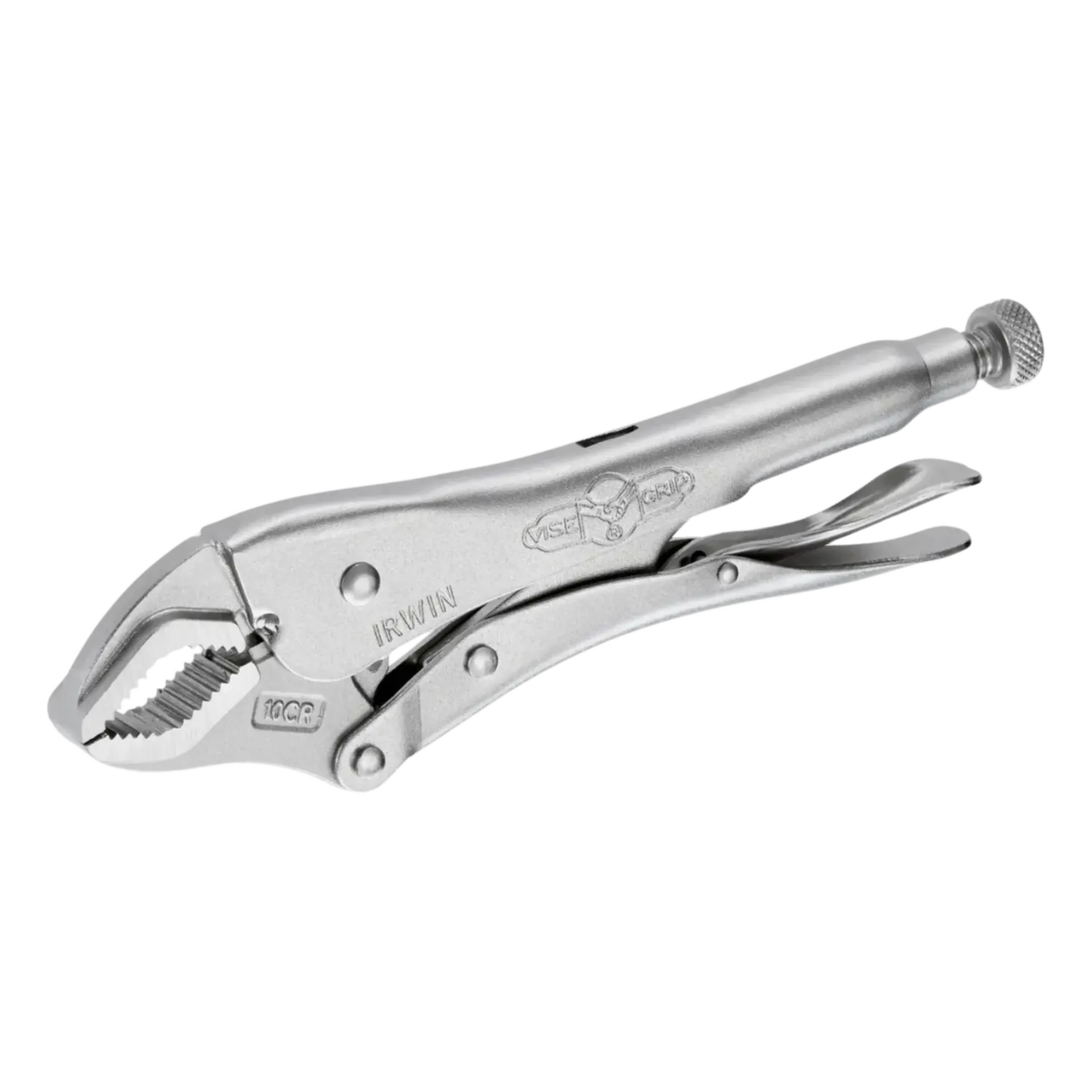 Pince-étau 10CR 250mm (mâchoires courbées) Pince-étau 10CR 250mm (mâchoires courbées)