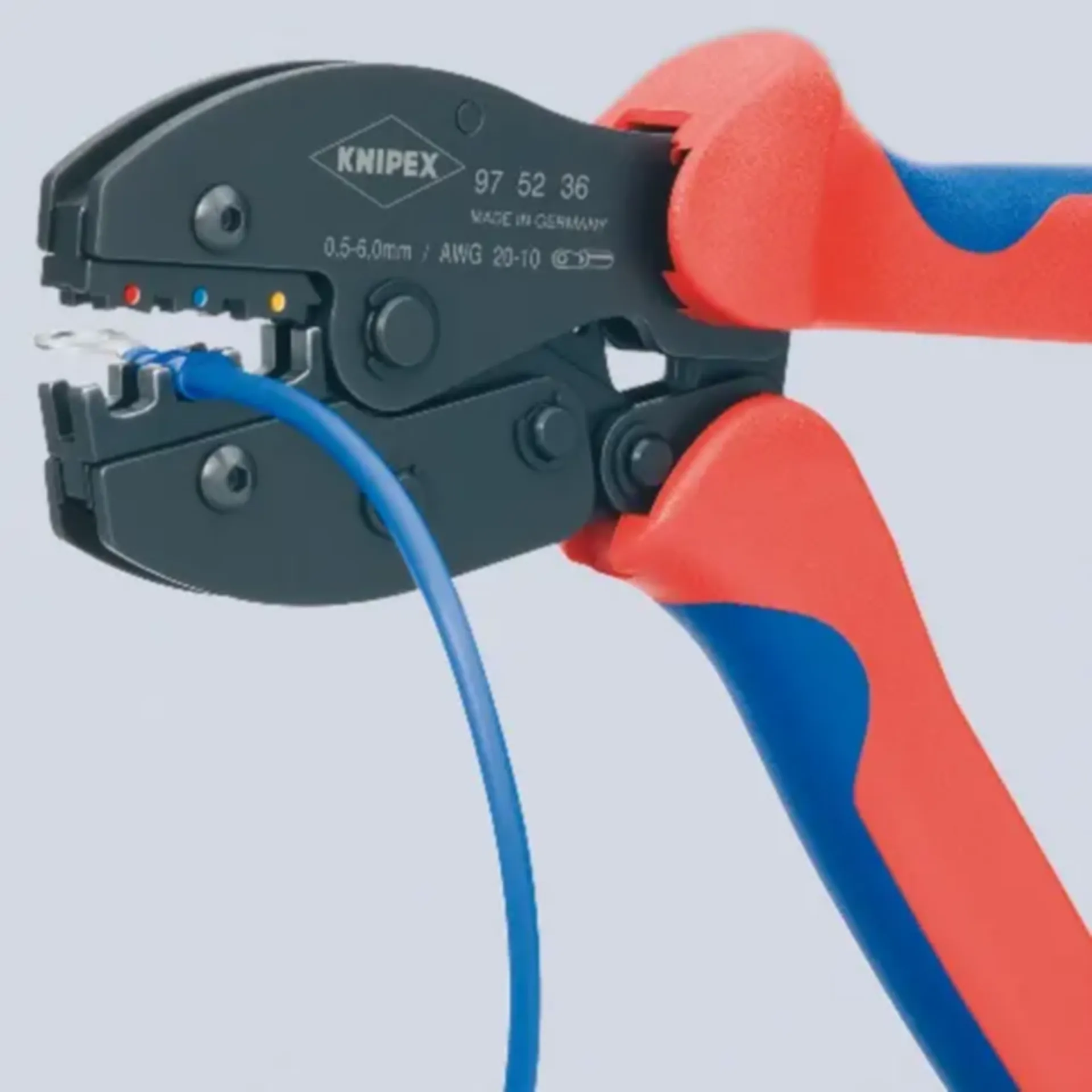 Automatische crimptang voor geisoleerde kabelschoenen 975236SB