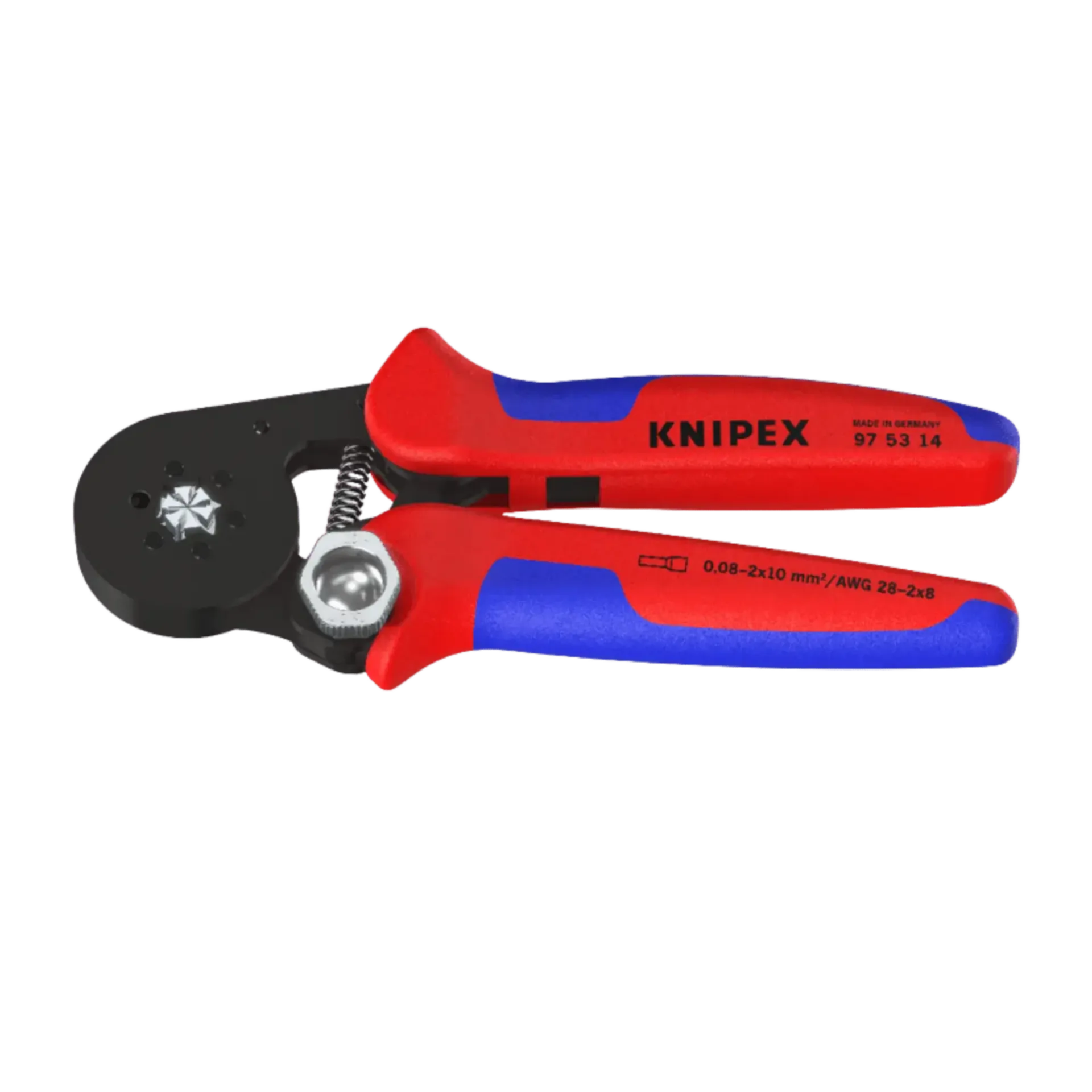Zelfinstellende krimptang voor adereindhulzen 975314SB