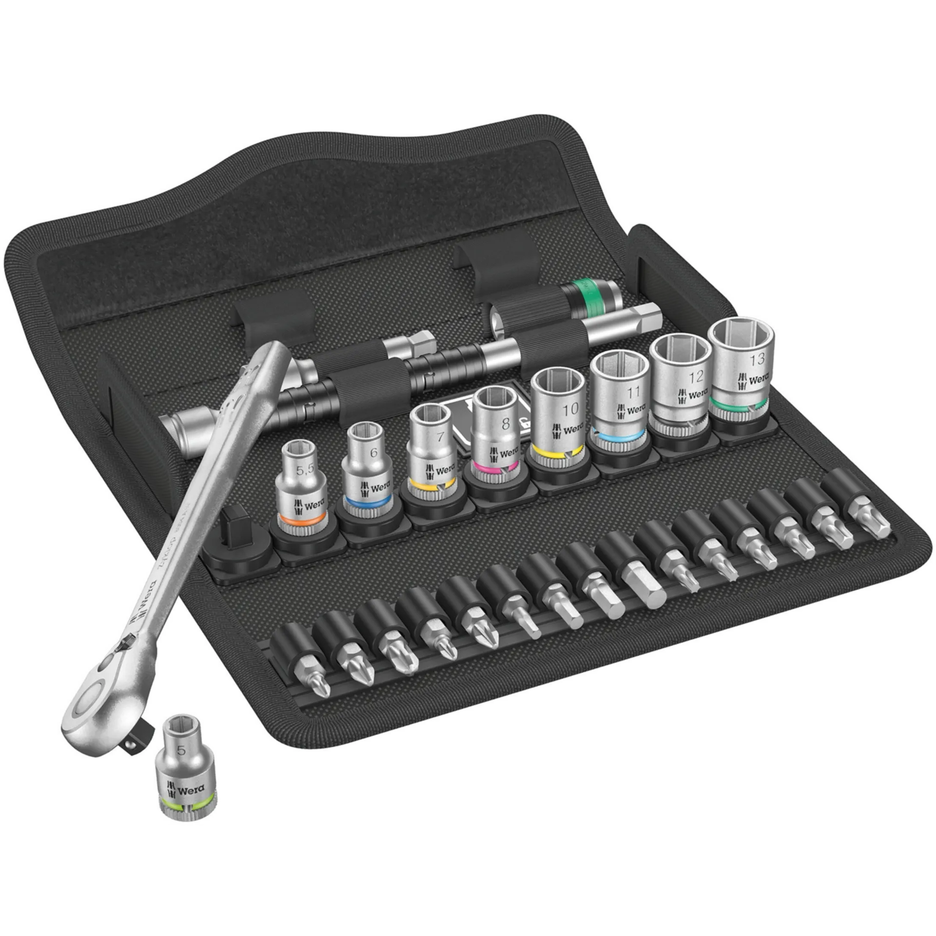 Bits- en doppenset 28-delig Zyklop 8100 Sa 8 (1/4") 4018 Bits- en doppenset 28-delig Zyklop 8100 Sa 8 (1/4") 4018